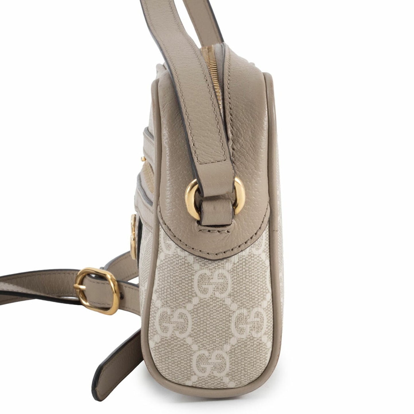 Gucci Beige Gg Supreme Leather Shoulder Bag ( )