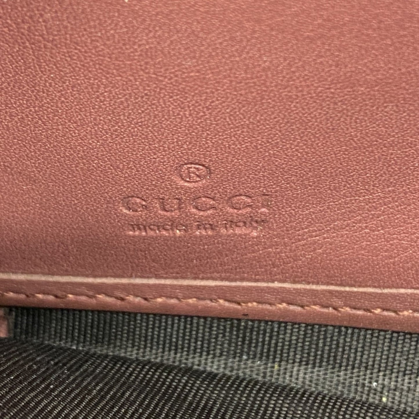 Gucci Brown Pink Pvc Long Wallet (Bi-Fold) ( )