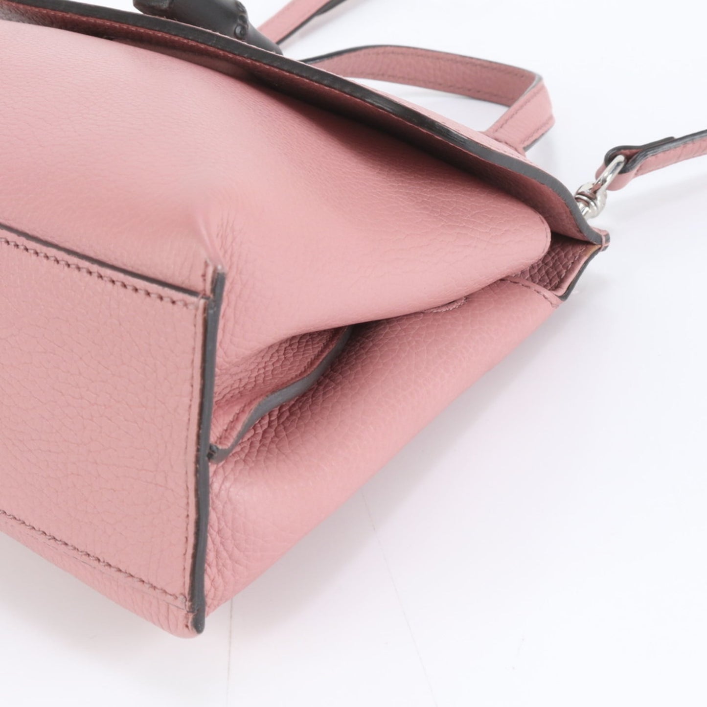 Gucci Pink Leather Shoulder Bag ( )