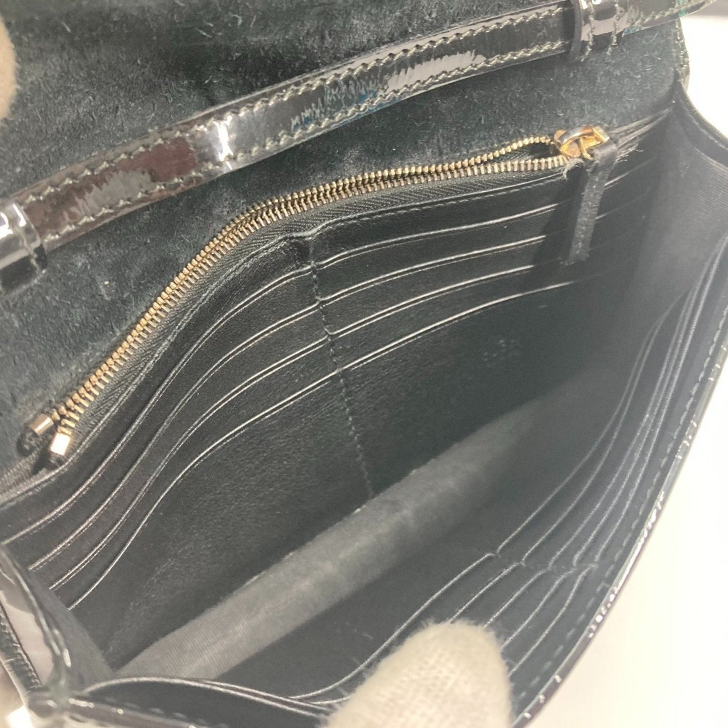 Gucci Black Chain/Shoulder Wallet ( )