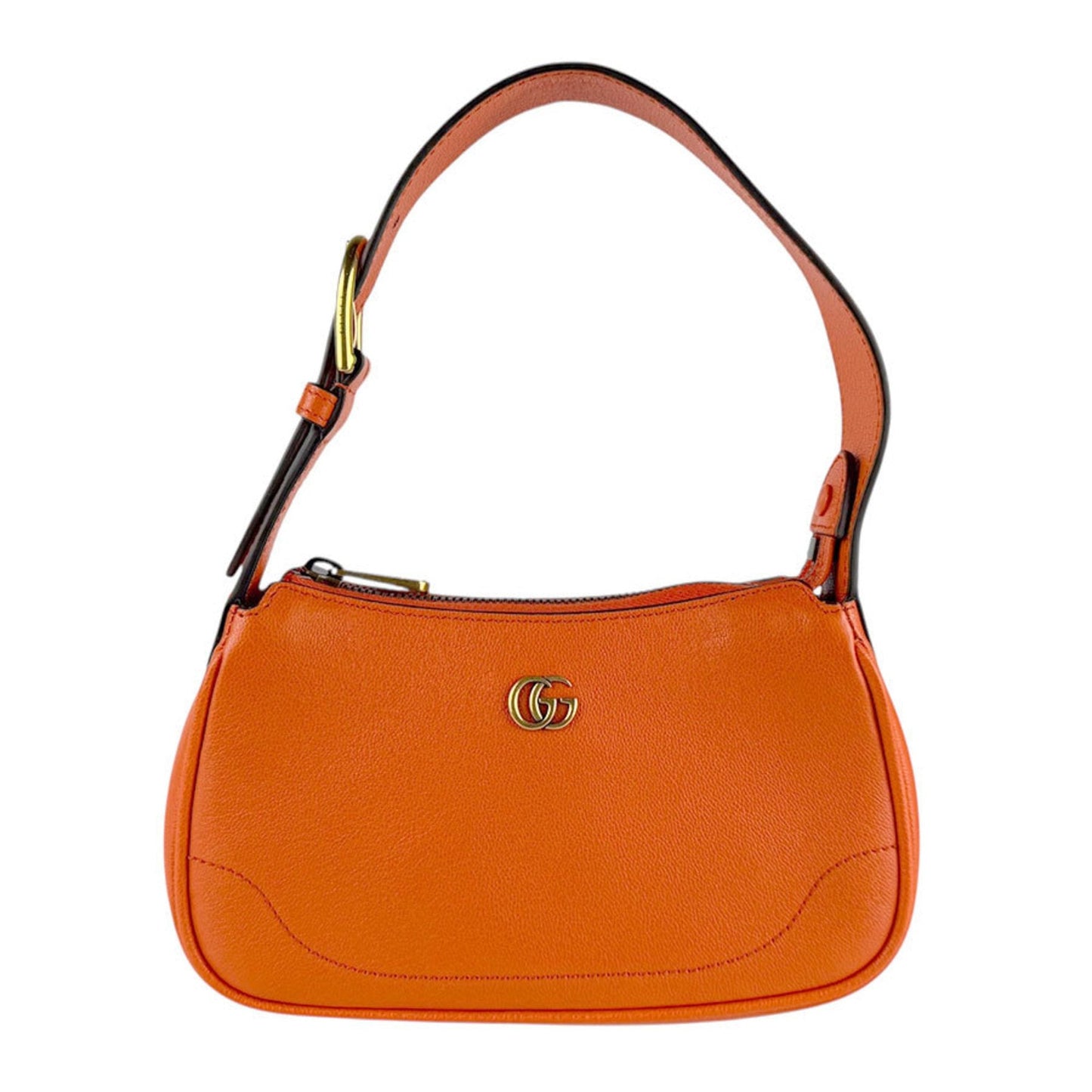 Gucci Orange Leather Handbag ( )