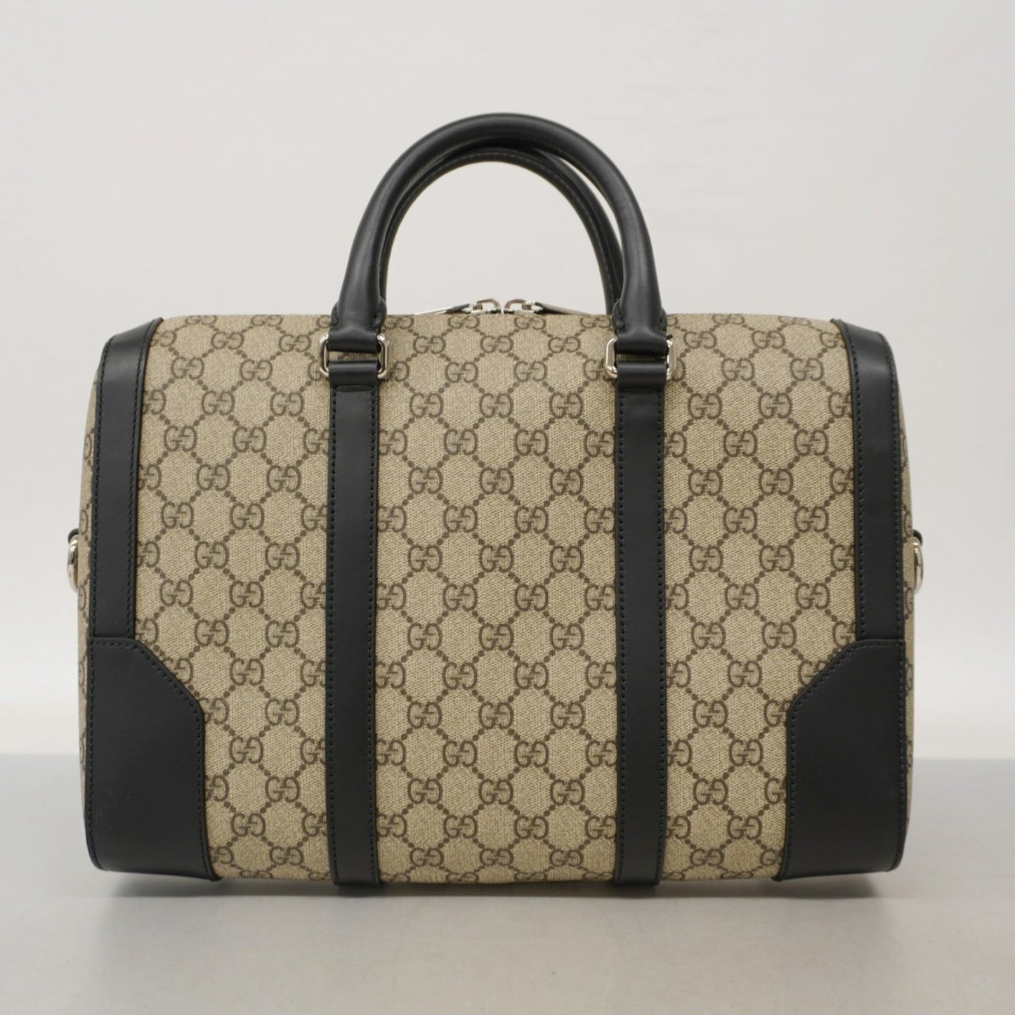 Gucci Brown White Pvc Handbag ( )