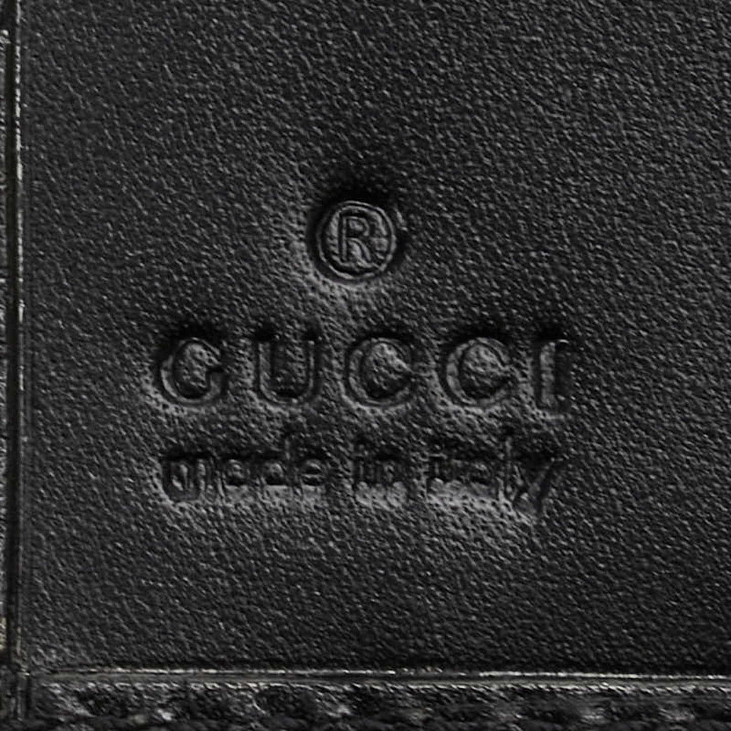 Gucci Black Leather Long Wallet (Bi-Fold) ( )