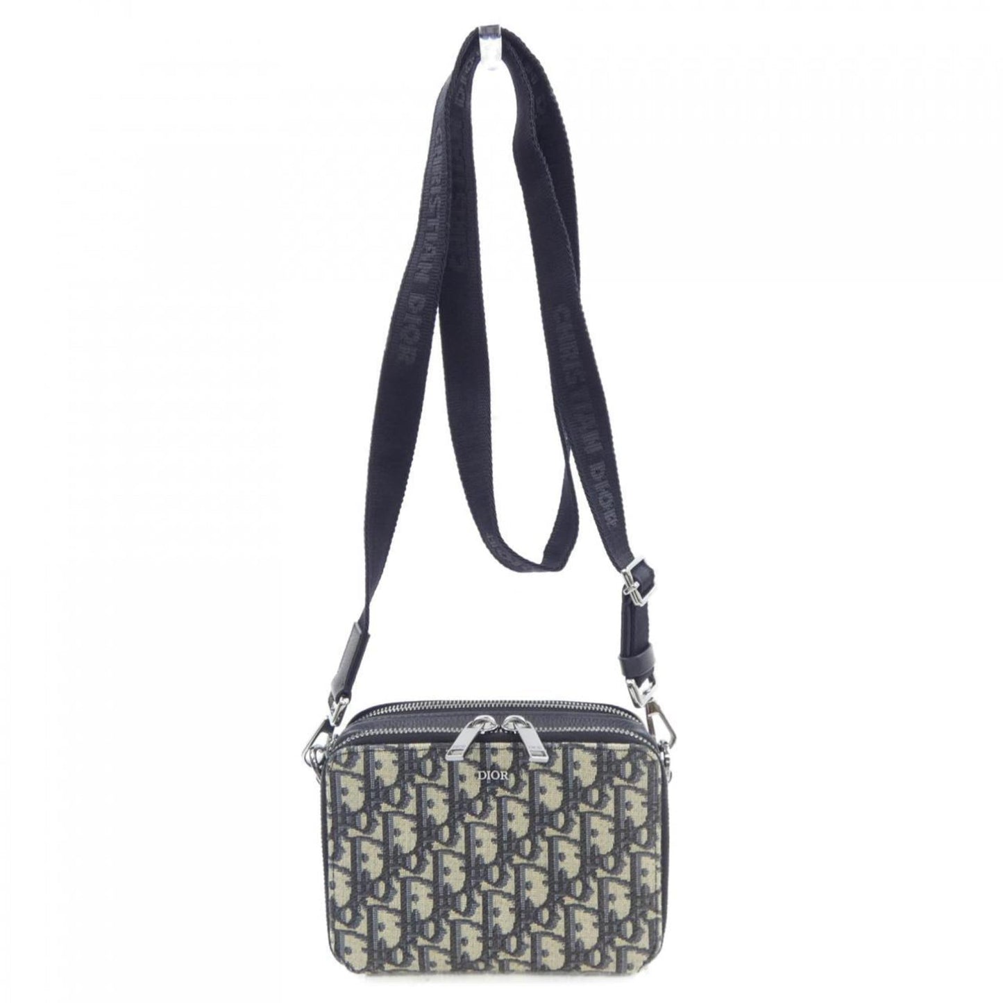 Christian Dior Beige Black Navy Handbag ()