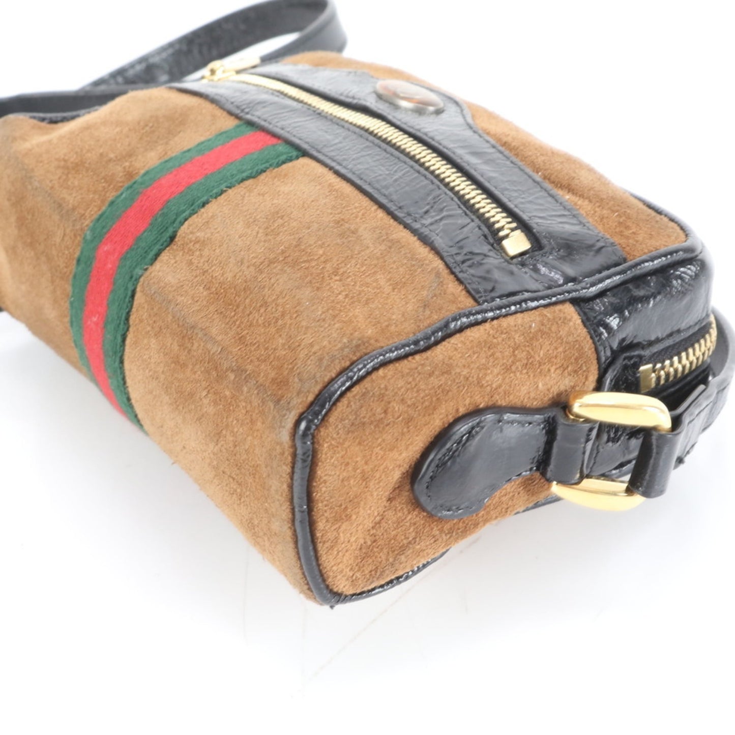 Gucci Brown Leather Shoulder Bag ( )