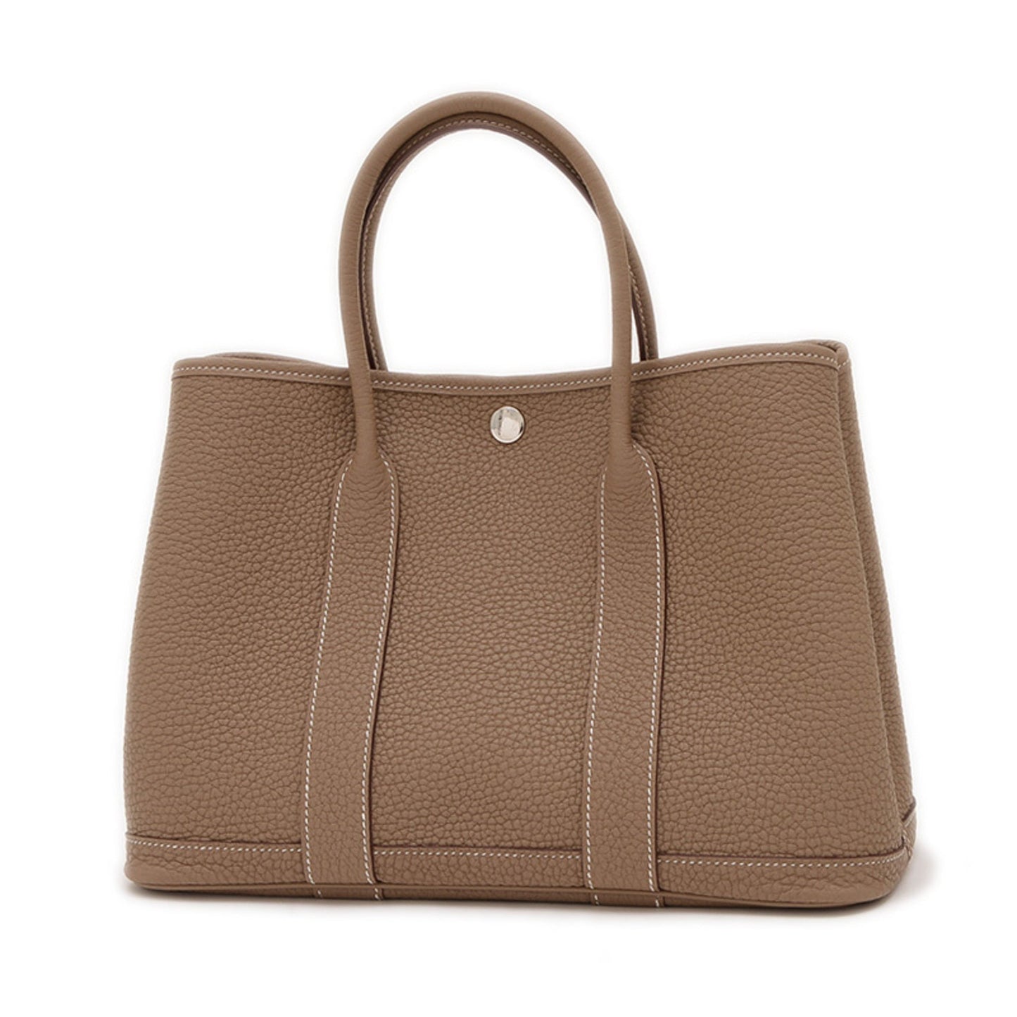 Hermes Etoupe Gray Negonda Leather Tote Bag ( )