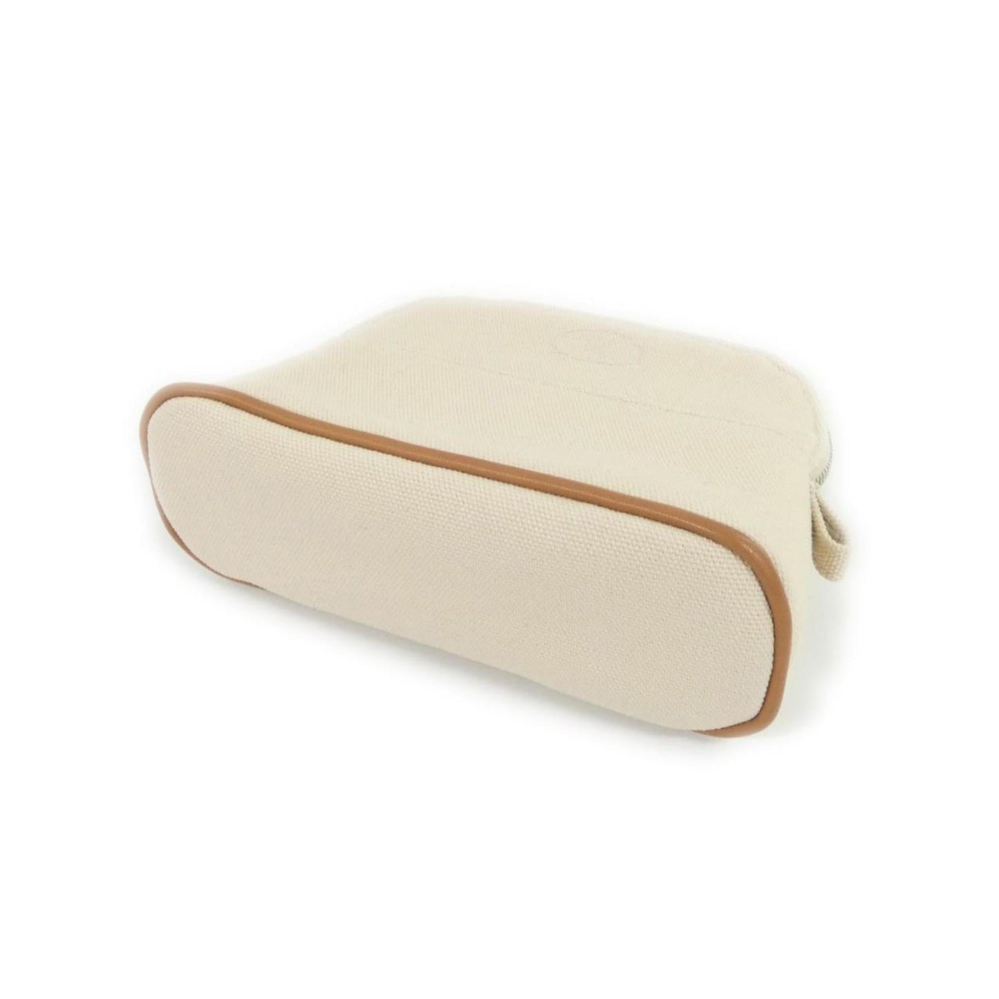 Hermes Ivory Canvas Pouch ( )