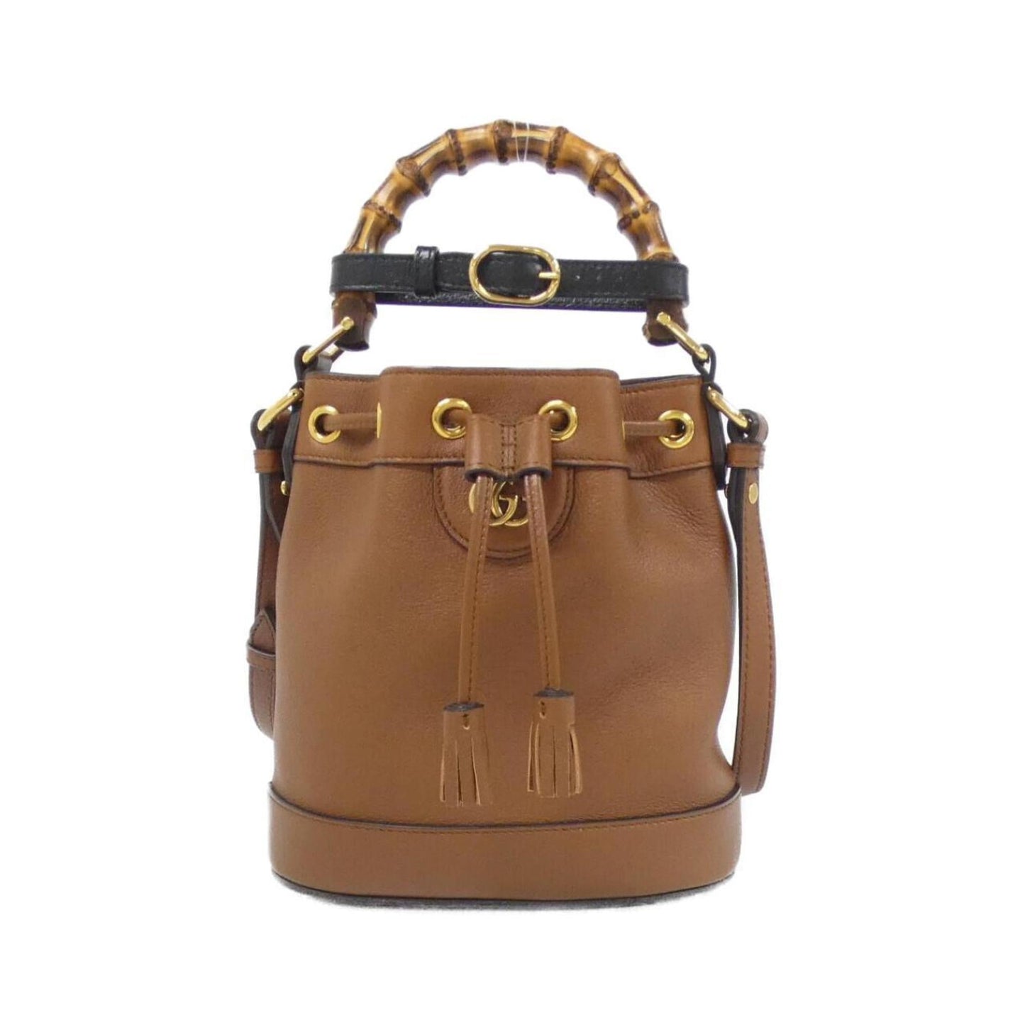 Gucci Brown Leather Handbag ( )