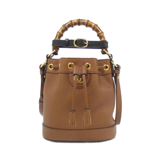 Gucci Brown Leather Handbag ( )