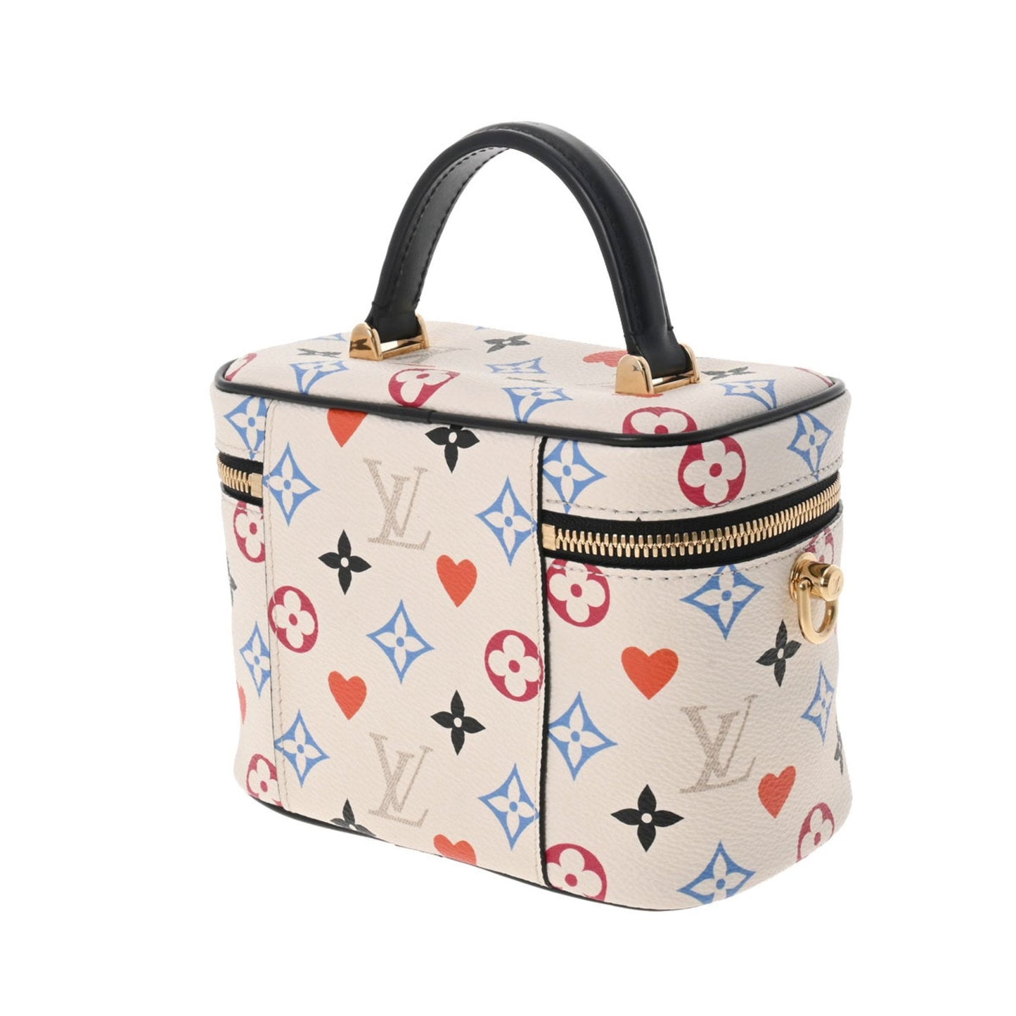 LOUIS VUITTON Monogram Game On Vanity PM Bron Women's Canvas Bag