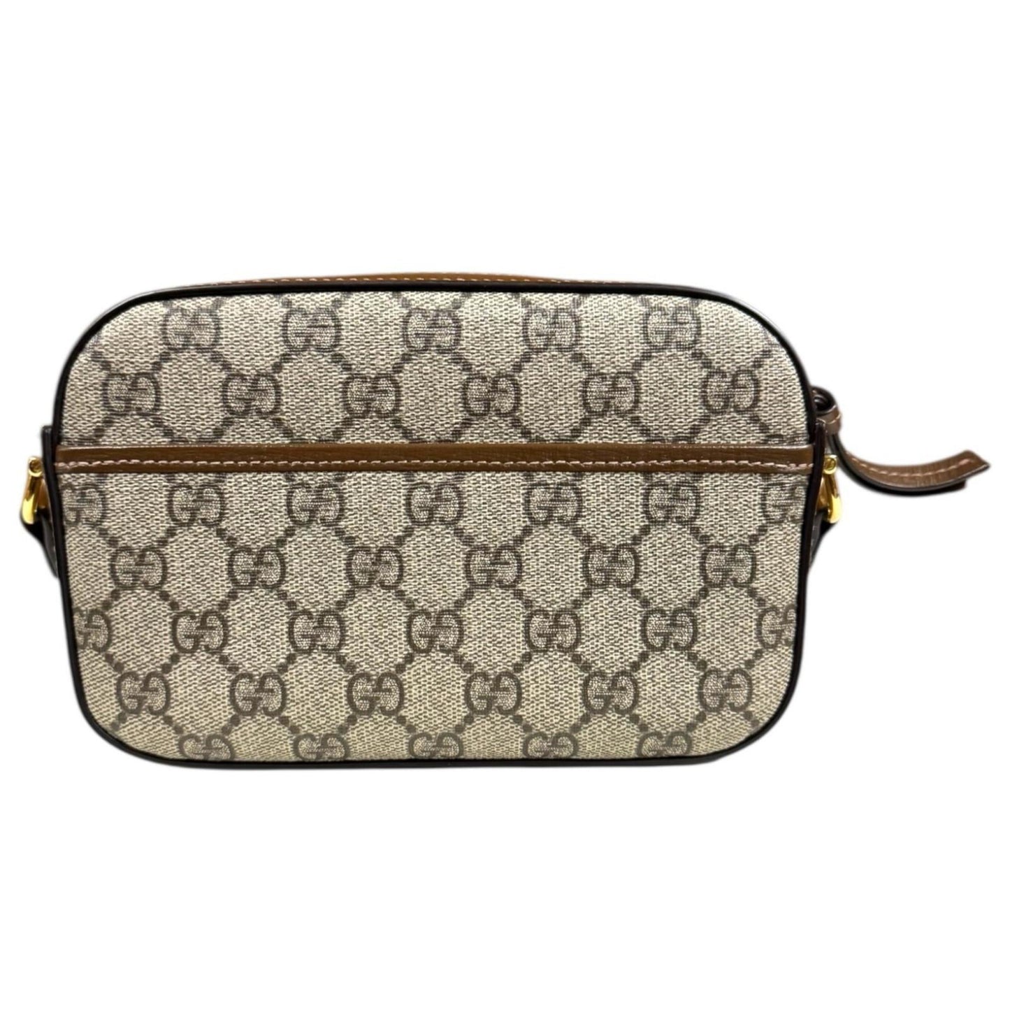 Gucci Horsebit Brown Gg Supreme Shoulder Bag ( )