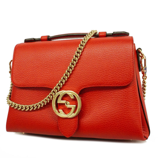 Gucci Interlocking G Leather Handbag Style 2