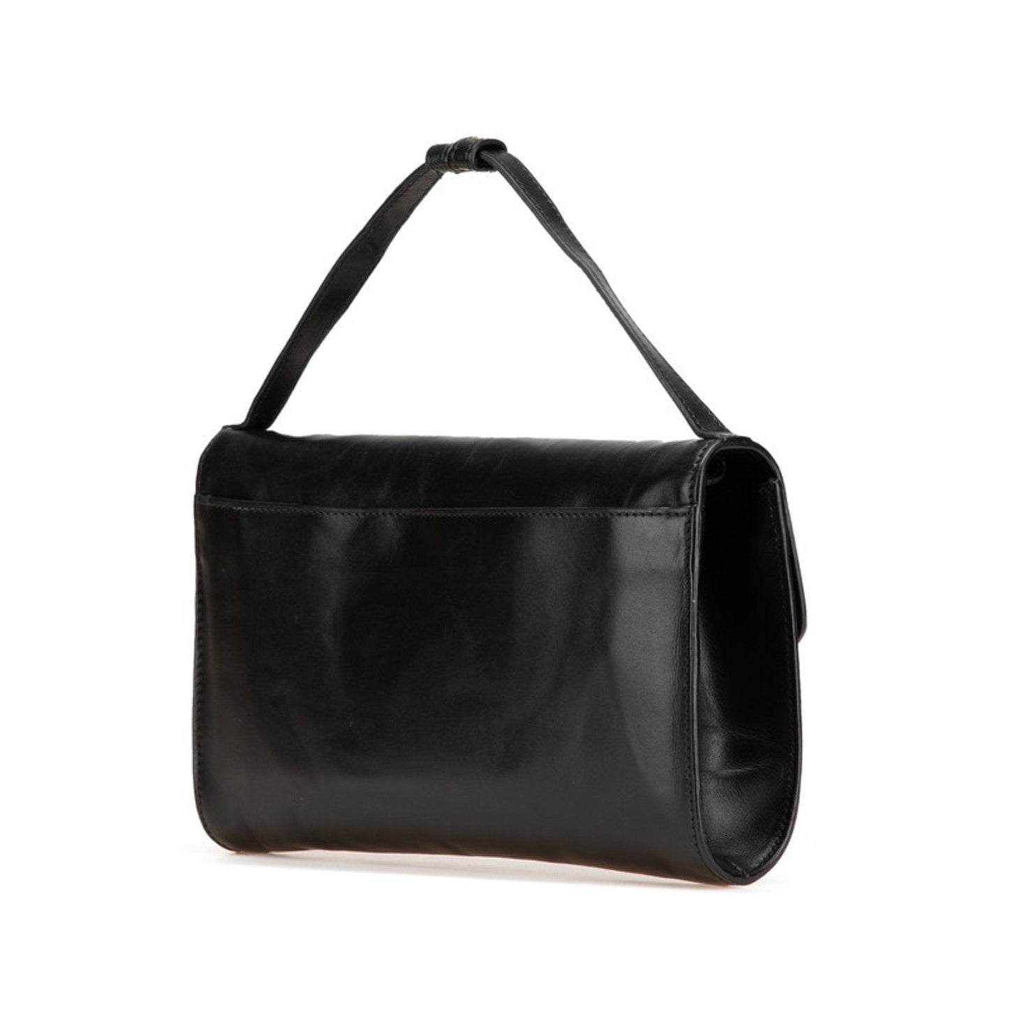 Gucci Black Leather Handbag Shoulder Bag ( )