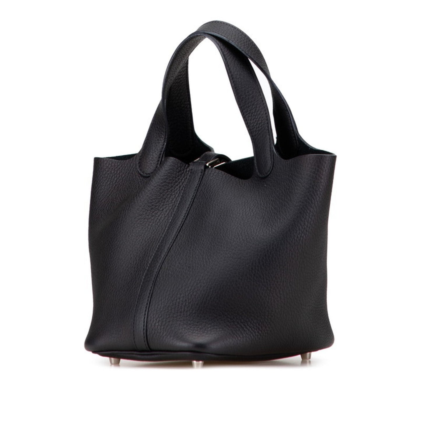 Hermes Picotin Black Togo Leather Handbag ( )