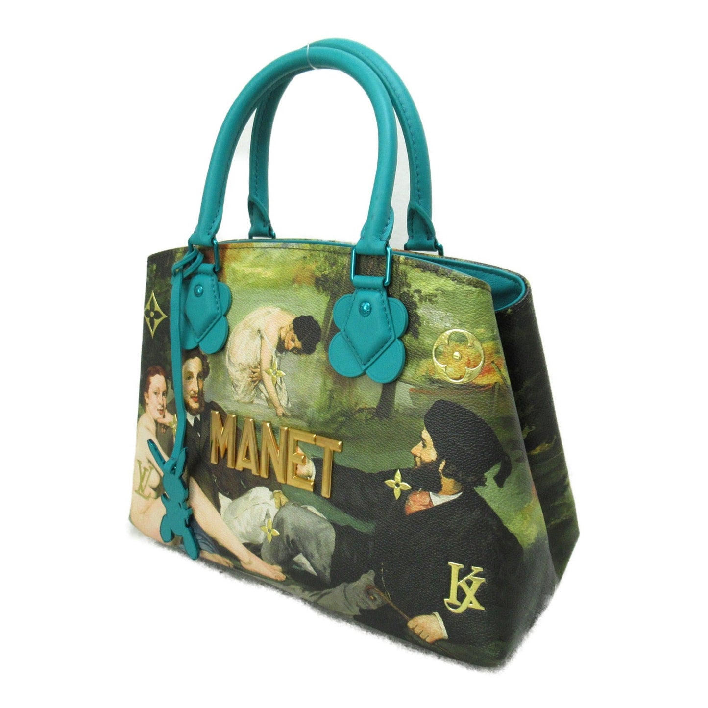 LOUIS VUITTON Manet Montaigne MM Green Masters collection PVC coated canvas M43490