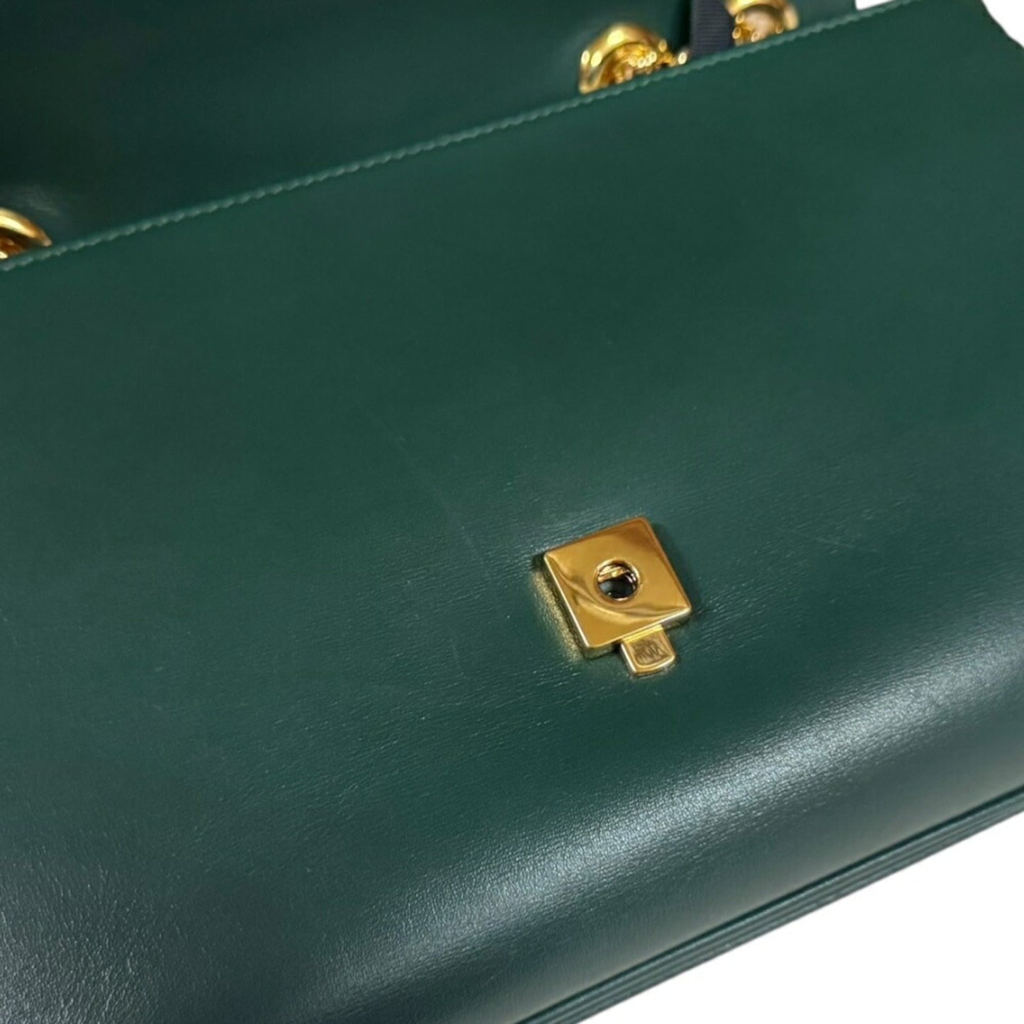 Gucci Green Leather Shoulder Bag ( )