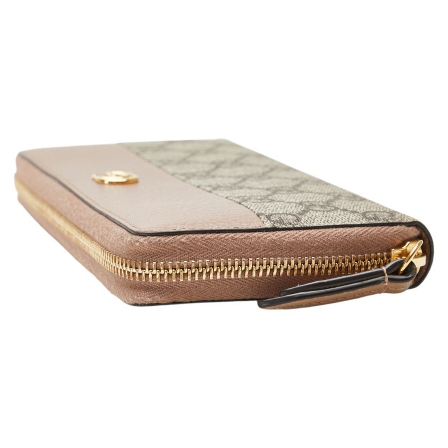Gucci Beige Pvc Leather Long Wallet (Bi-Fold) ( )