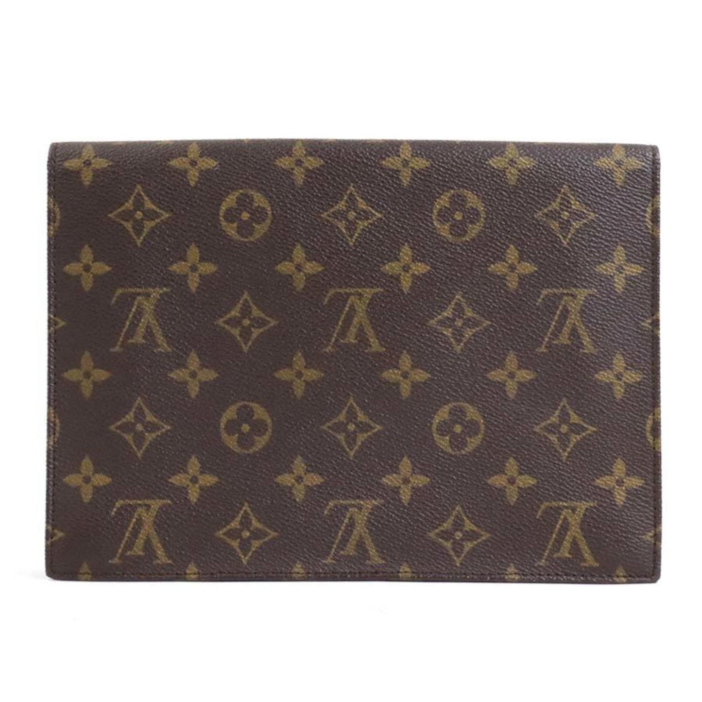 LOUIS VUITTON Clutch Bag Monogram Pochette Lava 23 Canvas Brown Unisex M51940
