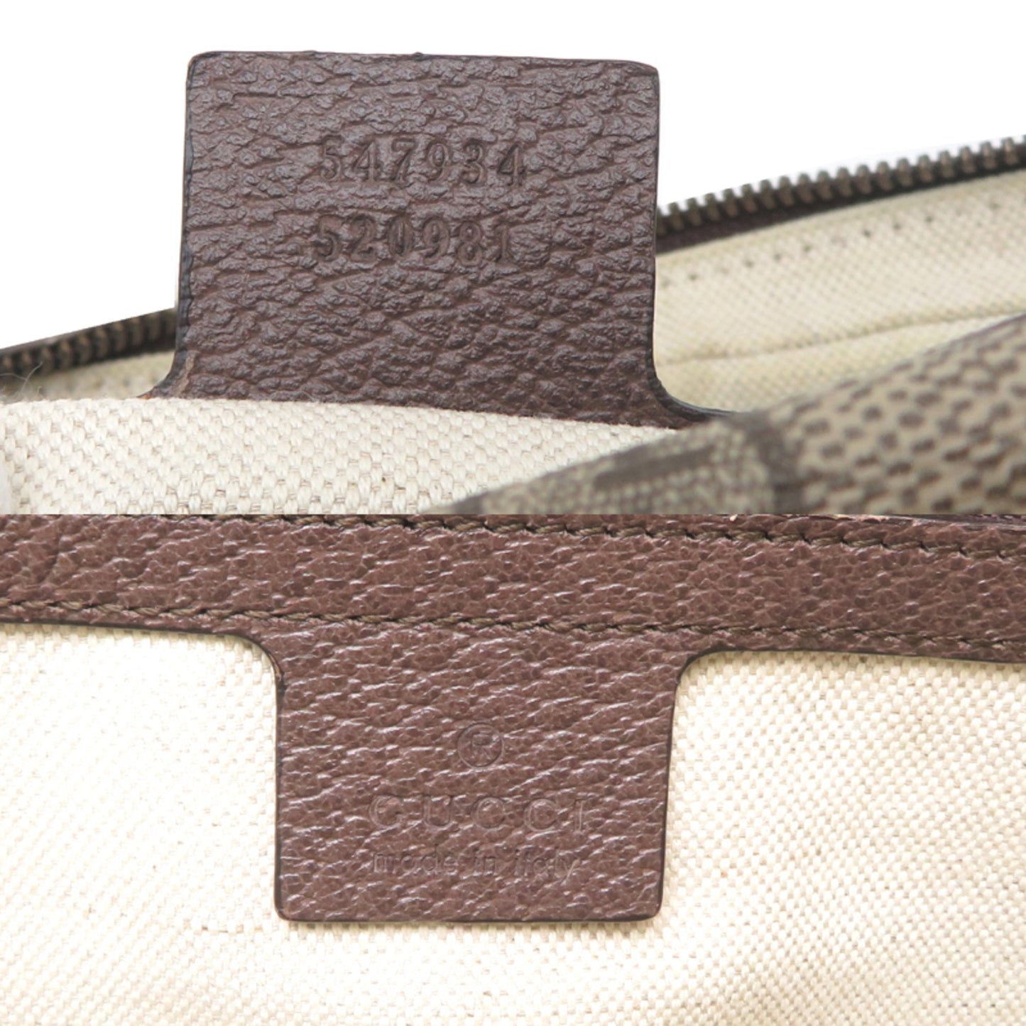 Gucci Sherry Line Beige Gg Beige Pvc Shoulder Bag ( )