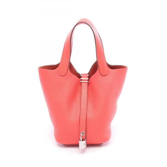 Hermes Red Color Rose Jaipur Taurillon Clemence Leather Leather Handbag ( )