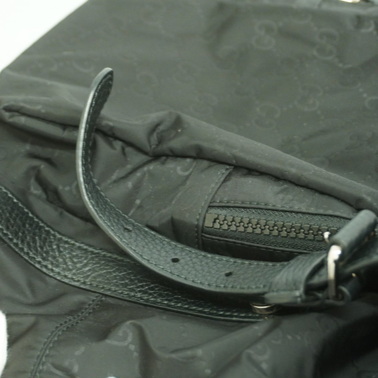 Gucci Black Nylon Backpack ( )