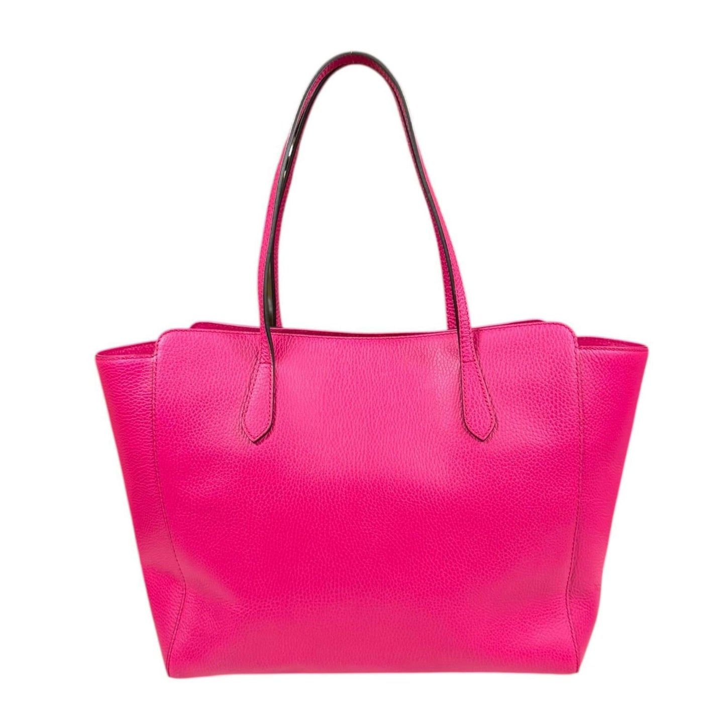 Gucci Gucci Swing Pink Leather Tote Bag ( )