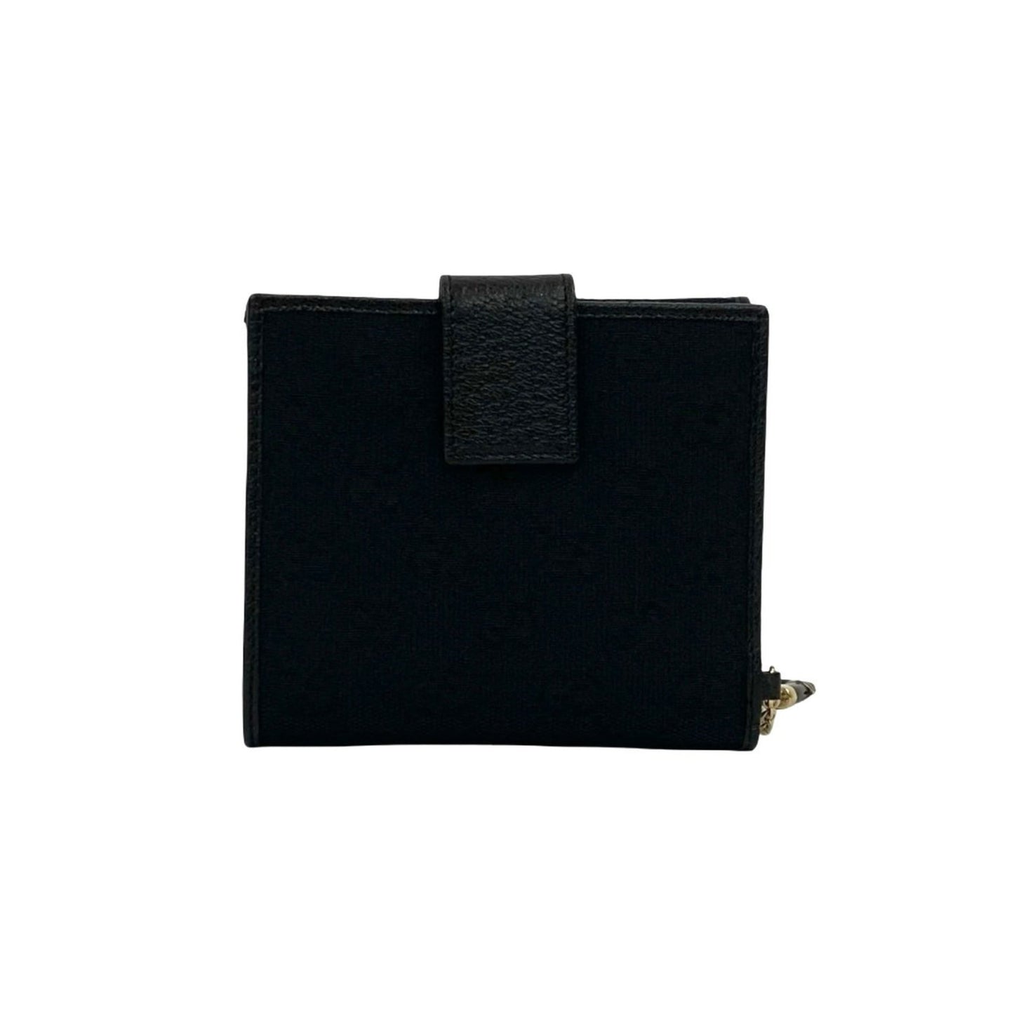 Gucci Black Canvas Leather Wallet (Bi-Fold) ( )