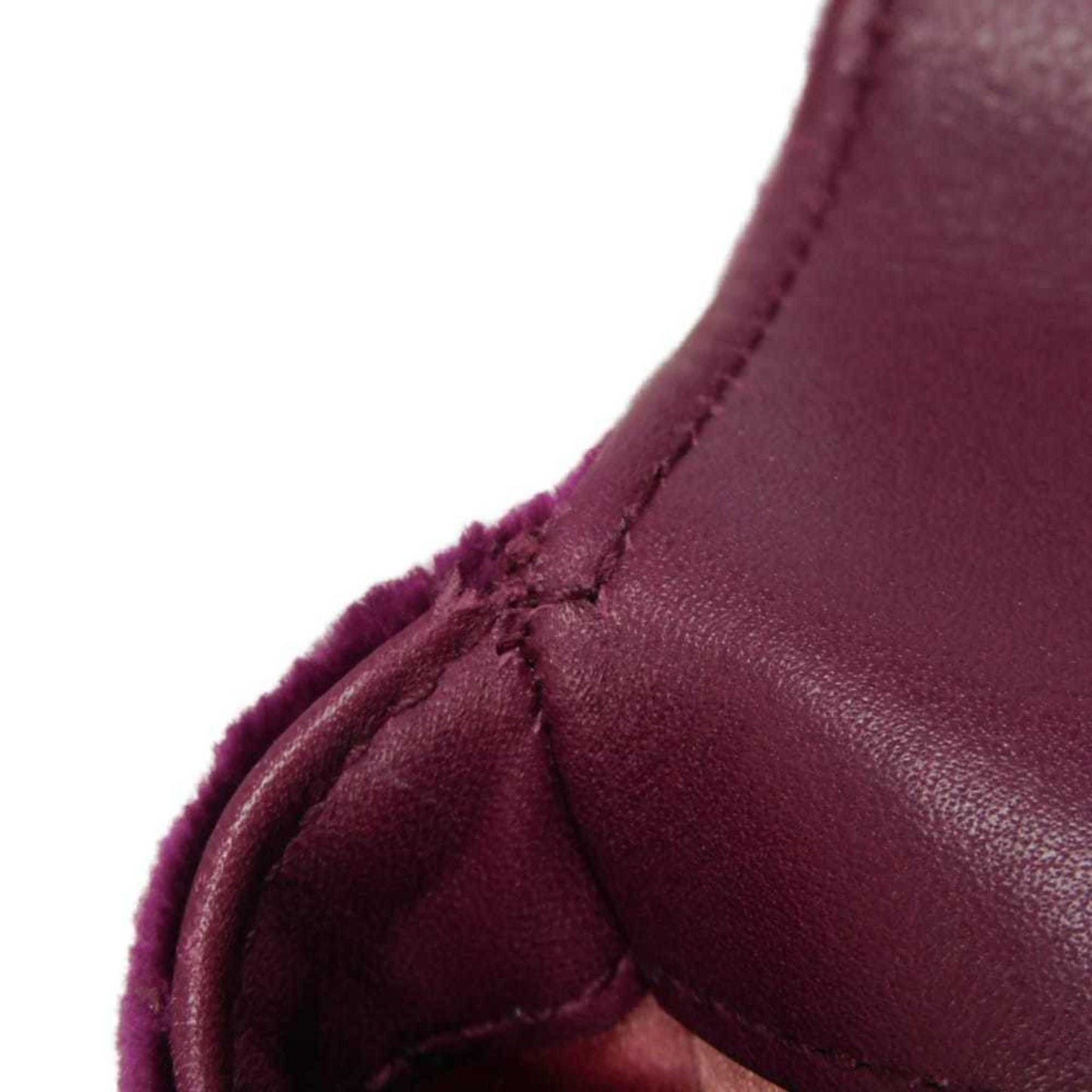 Gucci Purple Velvet Shoulder Bag ( )