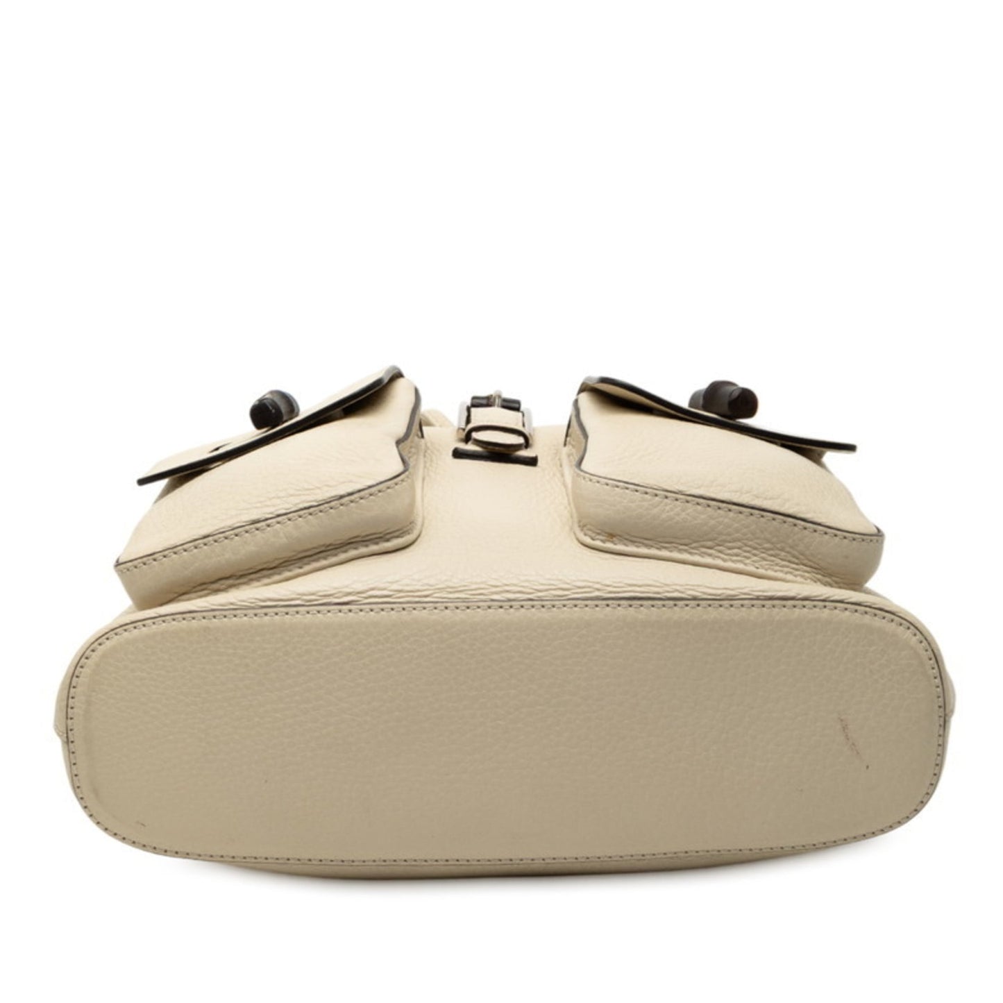 Gucci Ivory White Leather Backpack ( )
