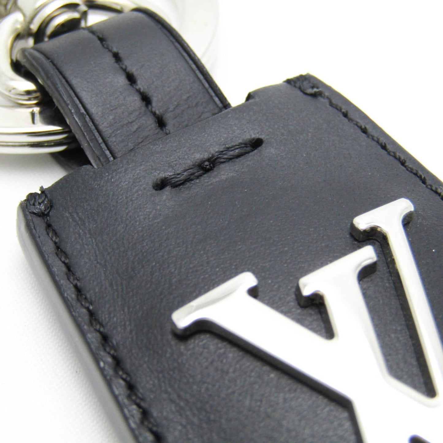 LOUIS VUITTON Cloche Cles Key Holder M68020 Keyring [Black,Silver]
