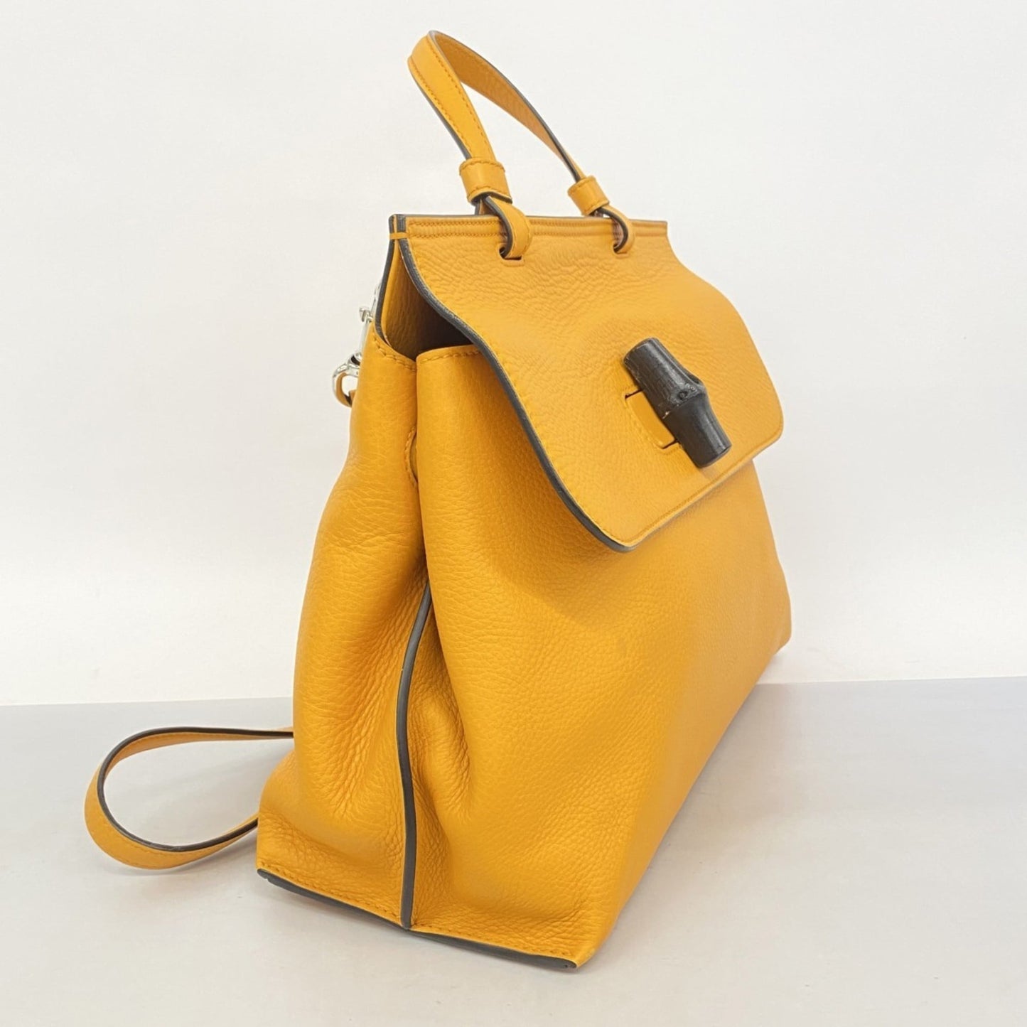 Gucci Orange Leather Handbag ( )