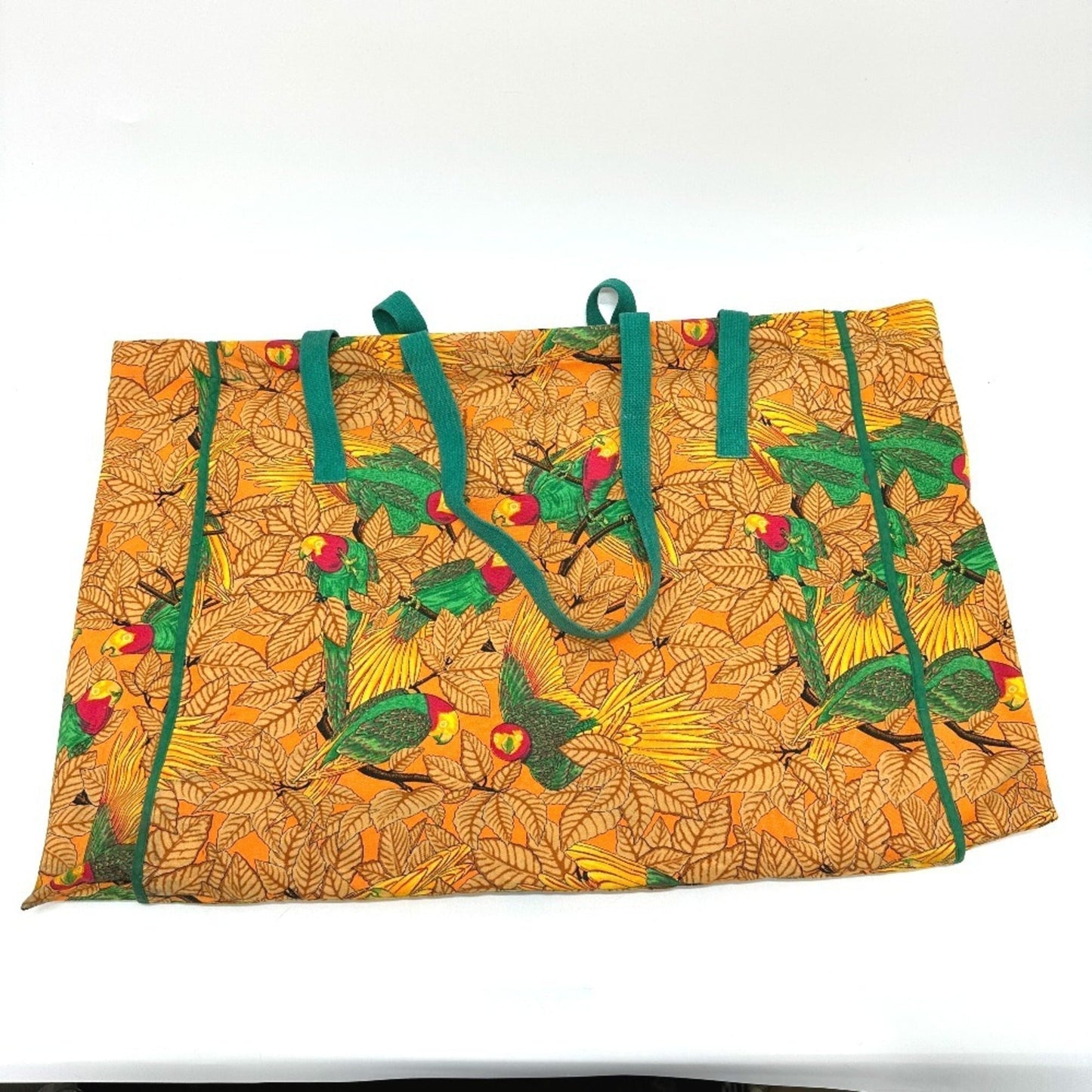Hermes Orange Canvas Tote Bag ( )