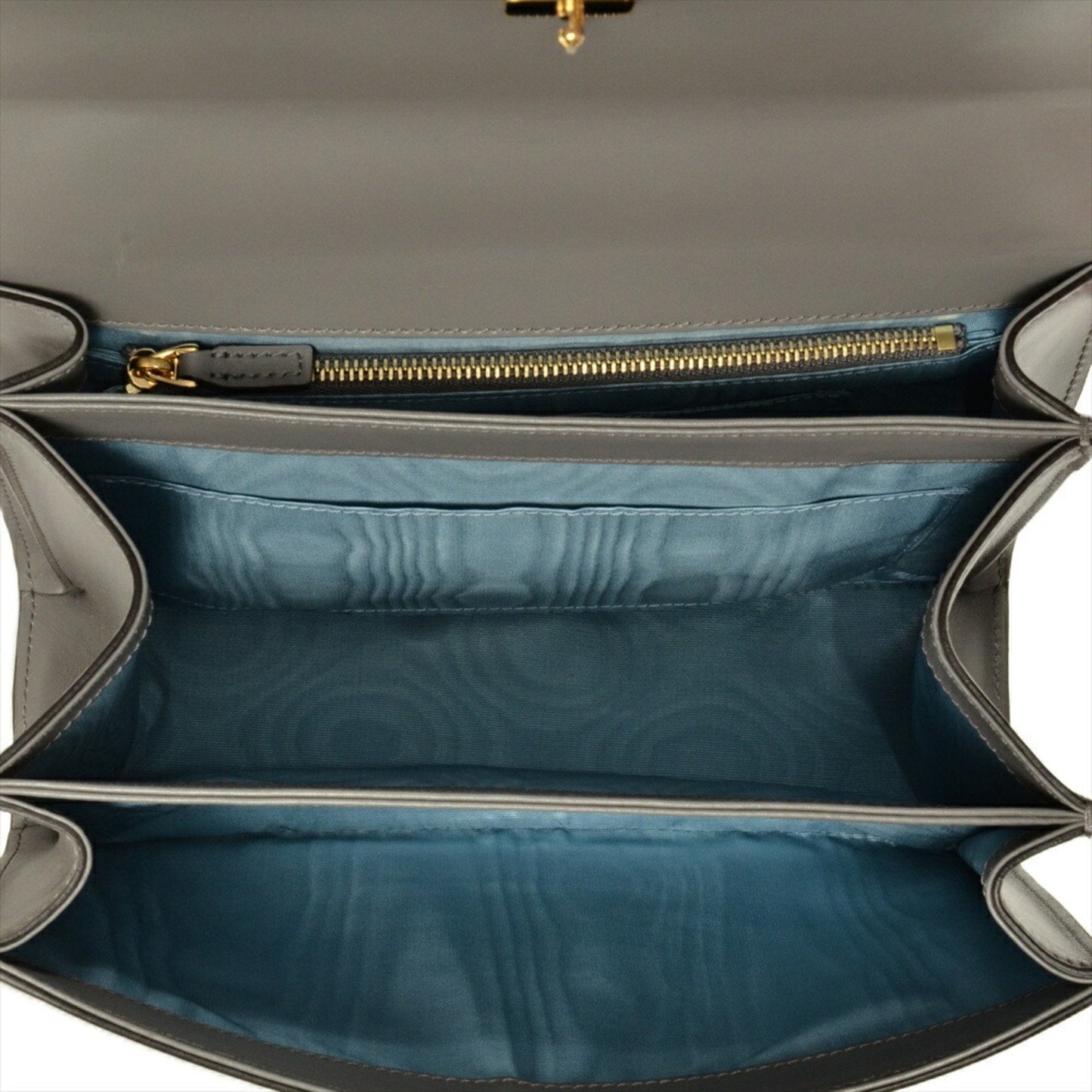 Gucci Gray Leather Shoulder Bag ( )