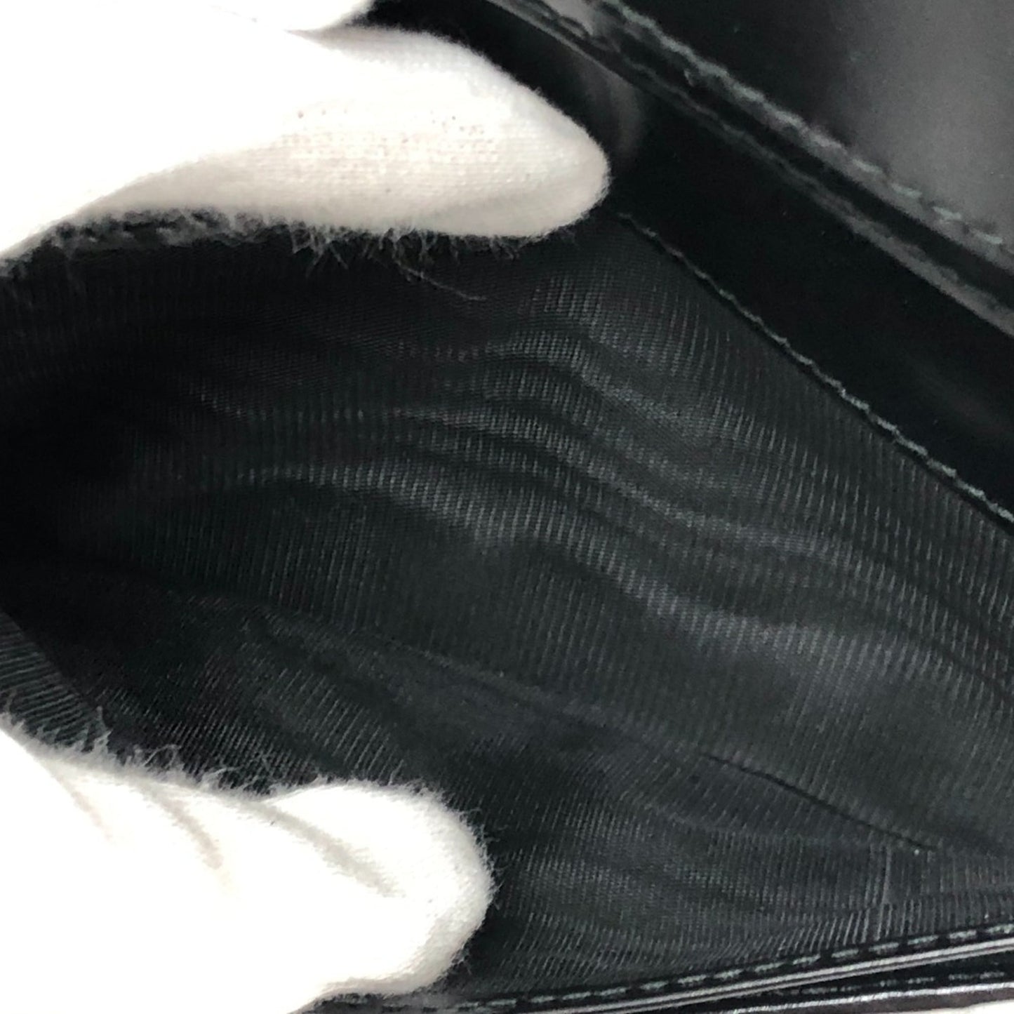 Gucci Black Suede Leather Long Wallet (Bi-Fold) ( )