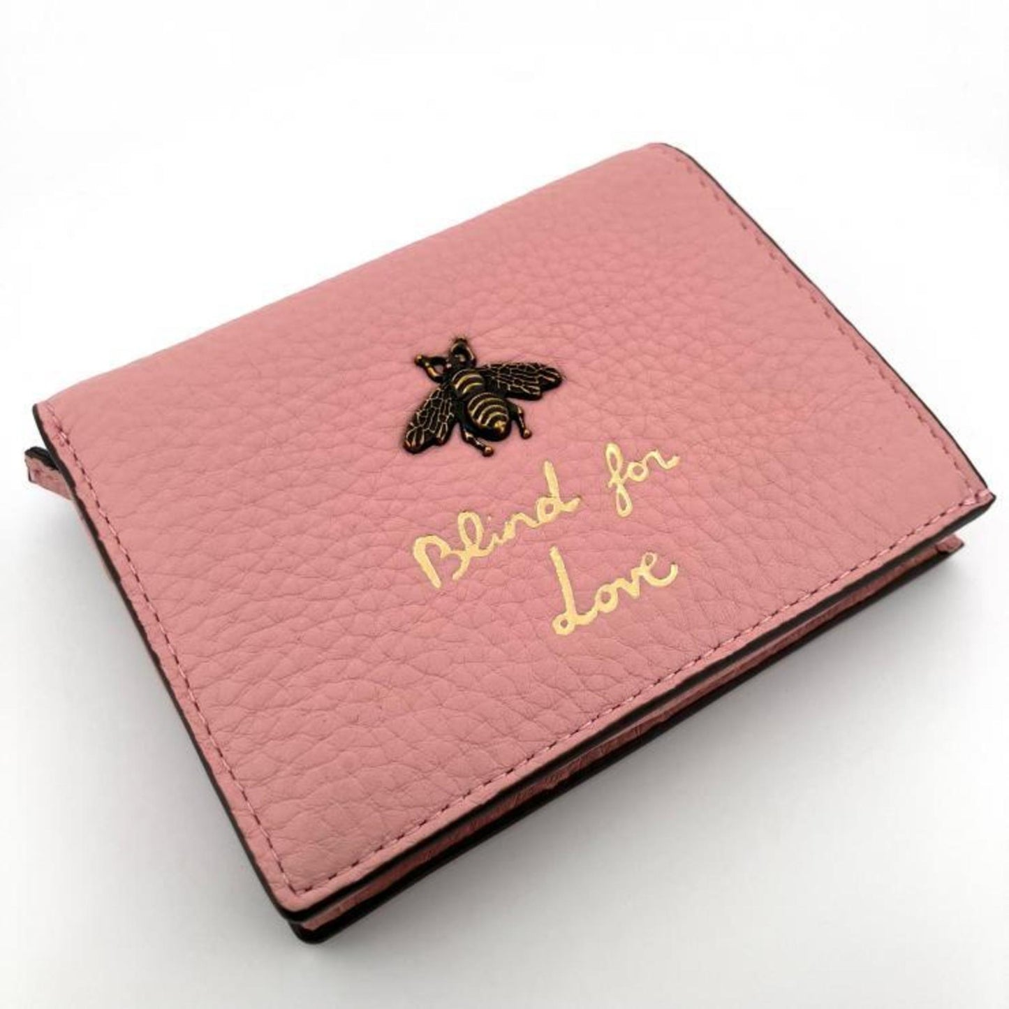 Gucci Pink Leather Wallet (Bi-Fold) ( )