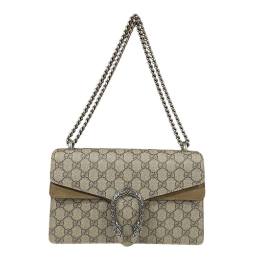 Gucci Beige Gg Supreme Shoulder Bag ( )