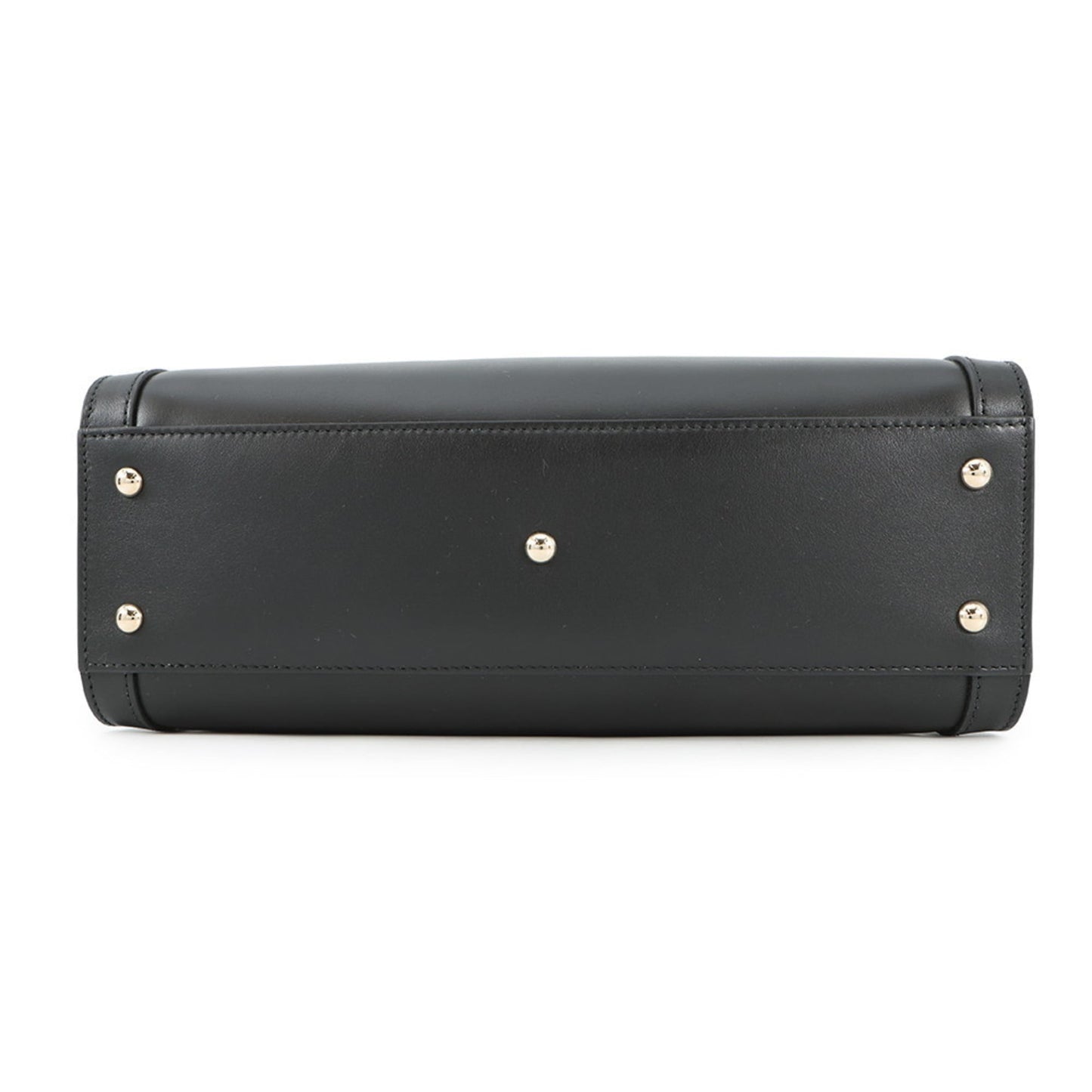 Gucci Black Leather Handbag Shoulder Bag Tote Bag ( )