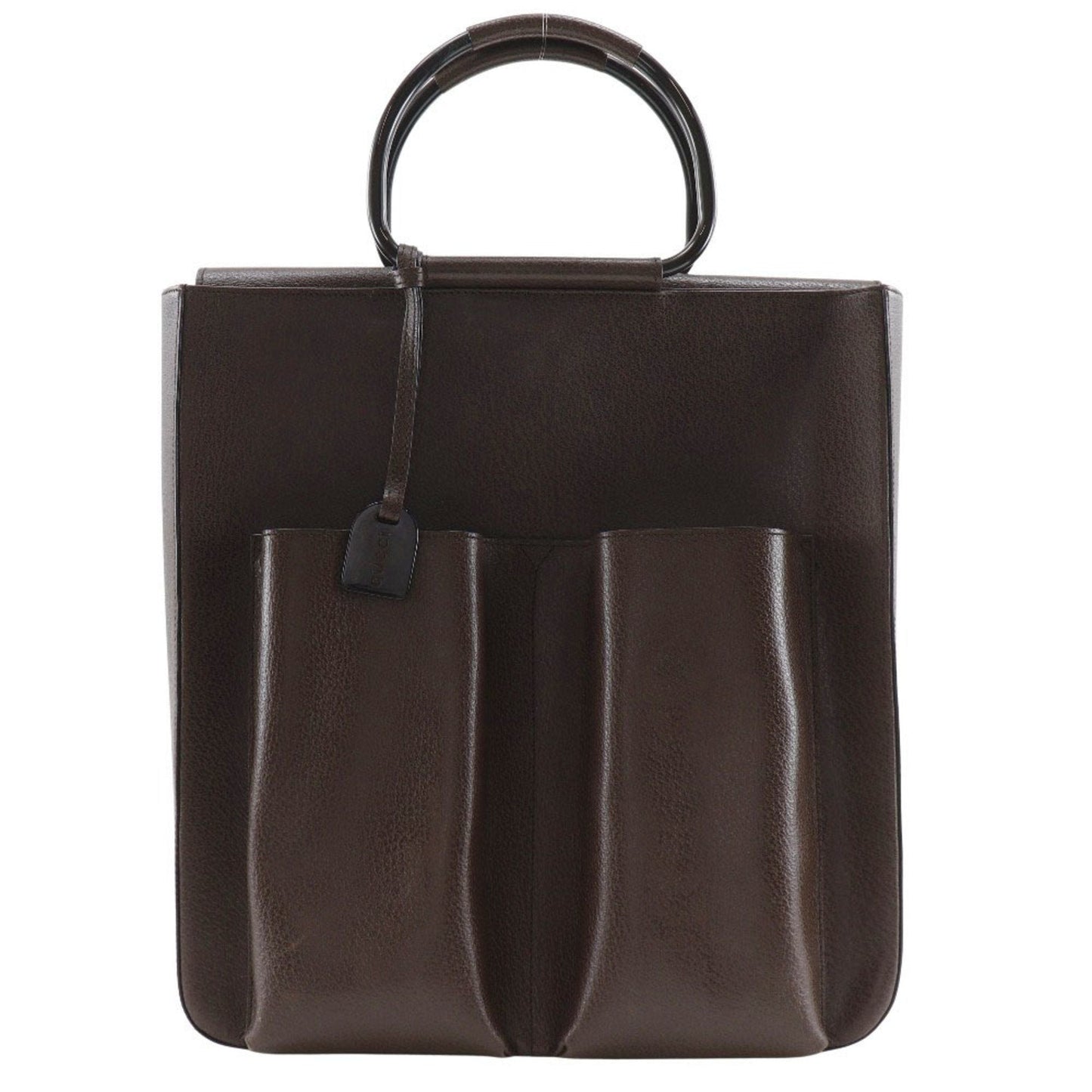Gucci Brown Leather Handbag ( )