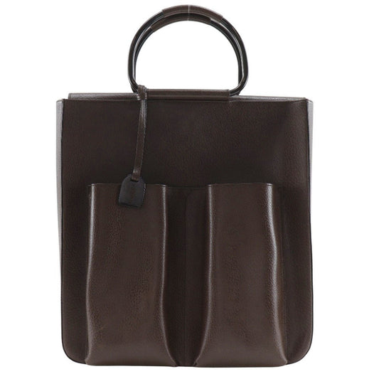 Gucci Brown Leather Handbag ( )