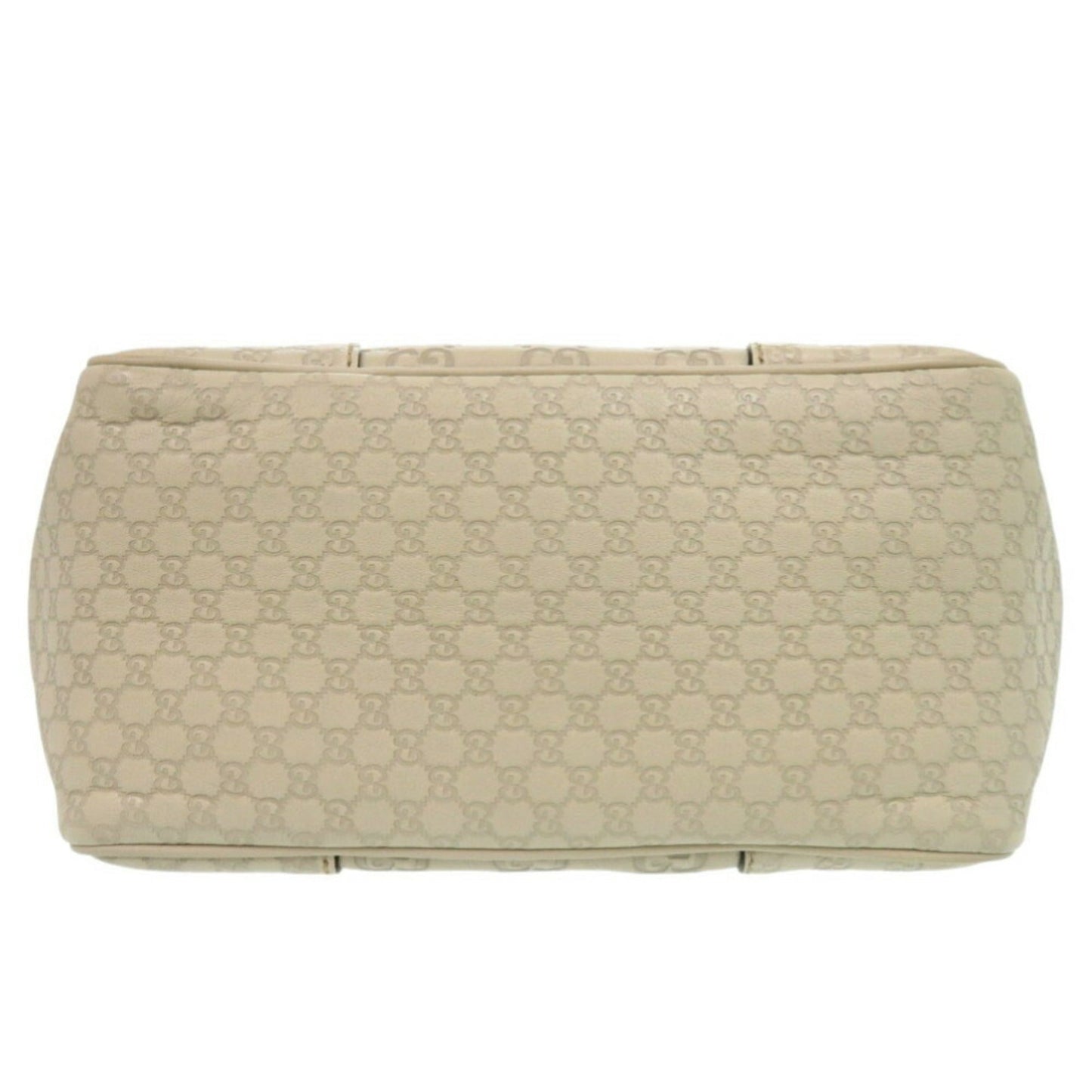 Gucci Ivory Leather Gg Leather Handbag ( )