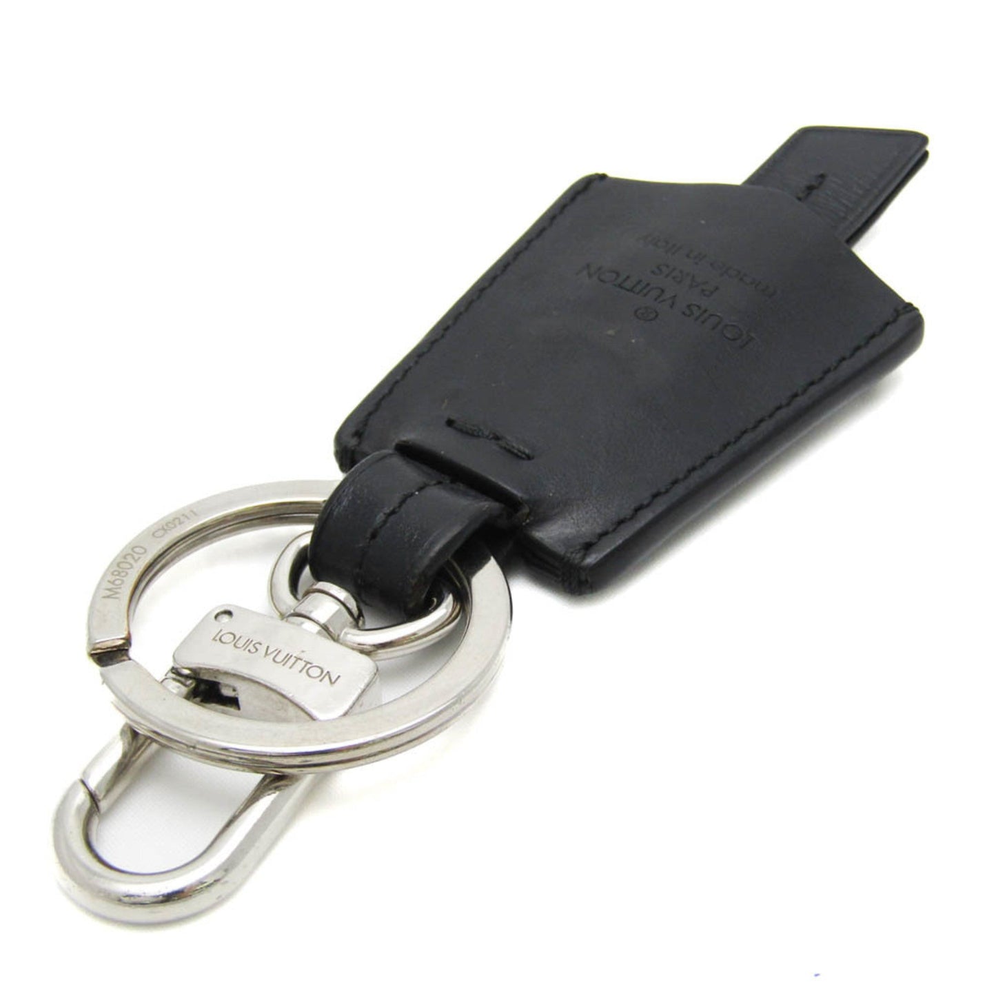 LOUIS VUITTON Cloche Cles Key Holder M68020 Keyring [Black,Silver]