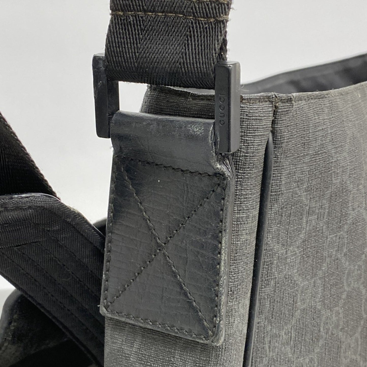 Gucci Black Pvc Shoulder Bag ( )