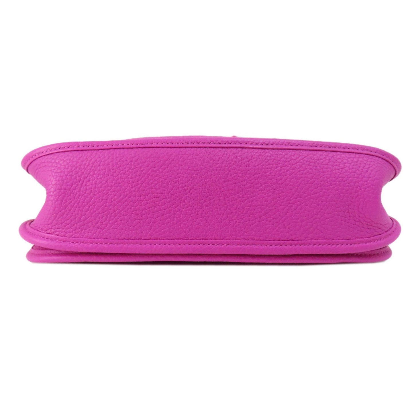 Hermes Purple Taurillon Clemence Leather Shoulder Bag ( )