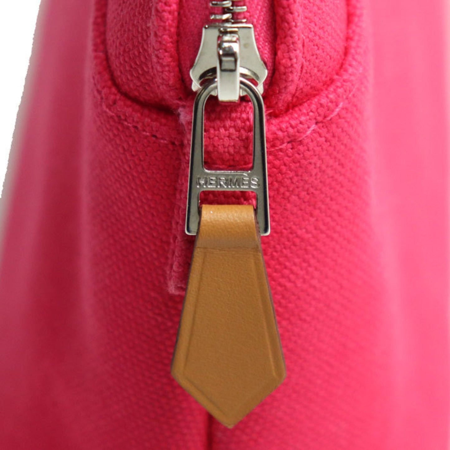 Hermes Pink Cotton Canvas Pouch ( )