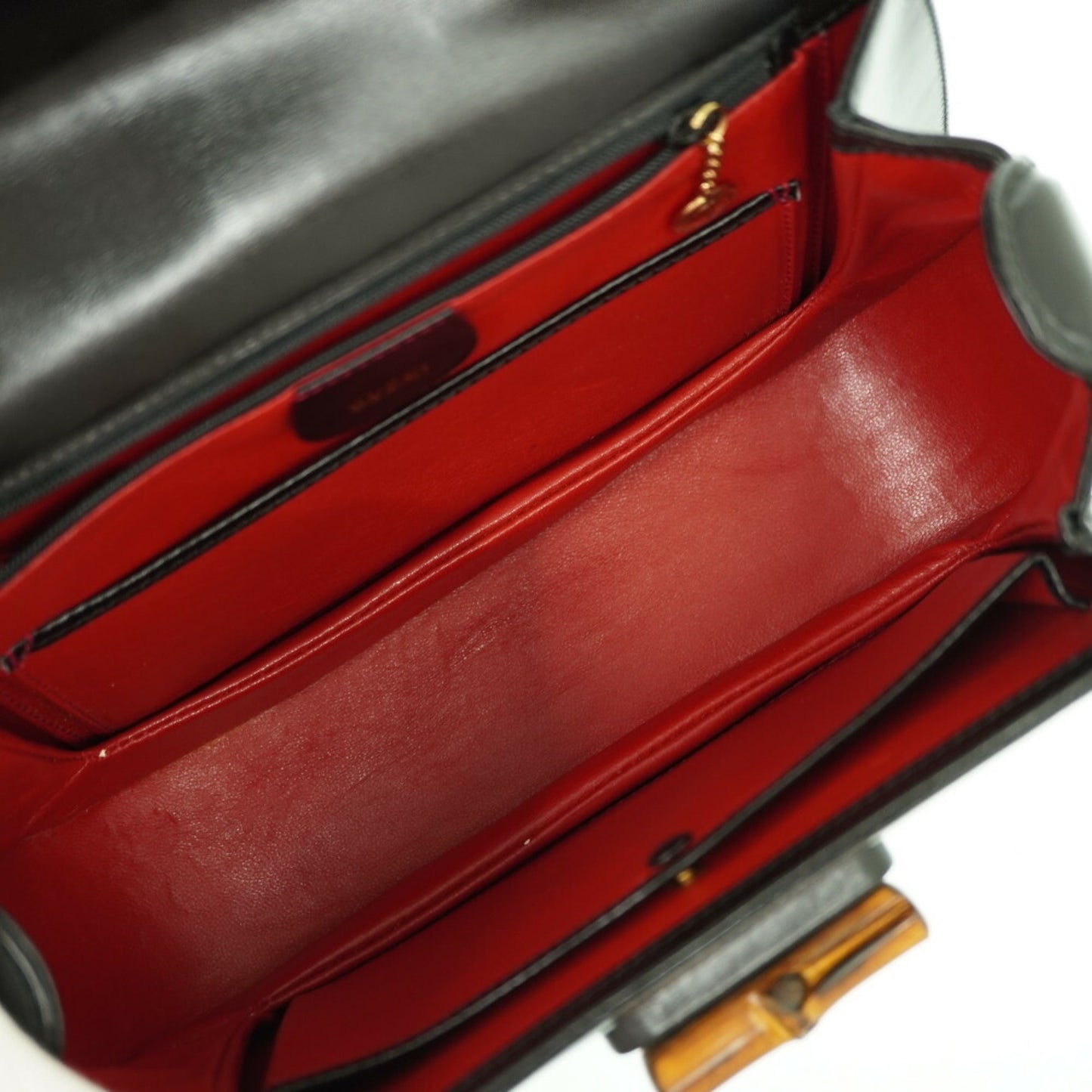 Gucci Black Leather Handbag ( )