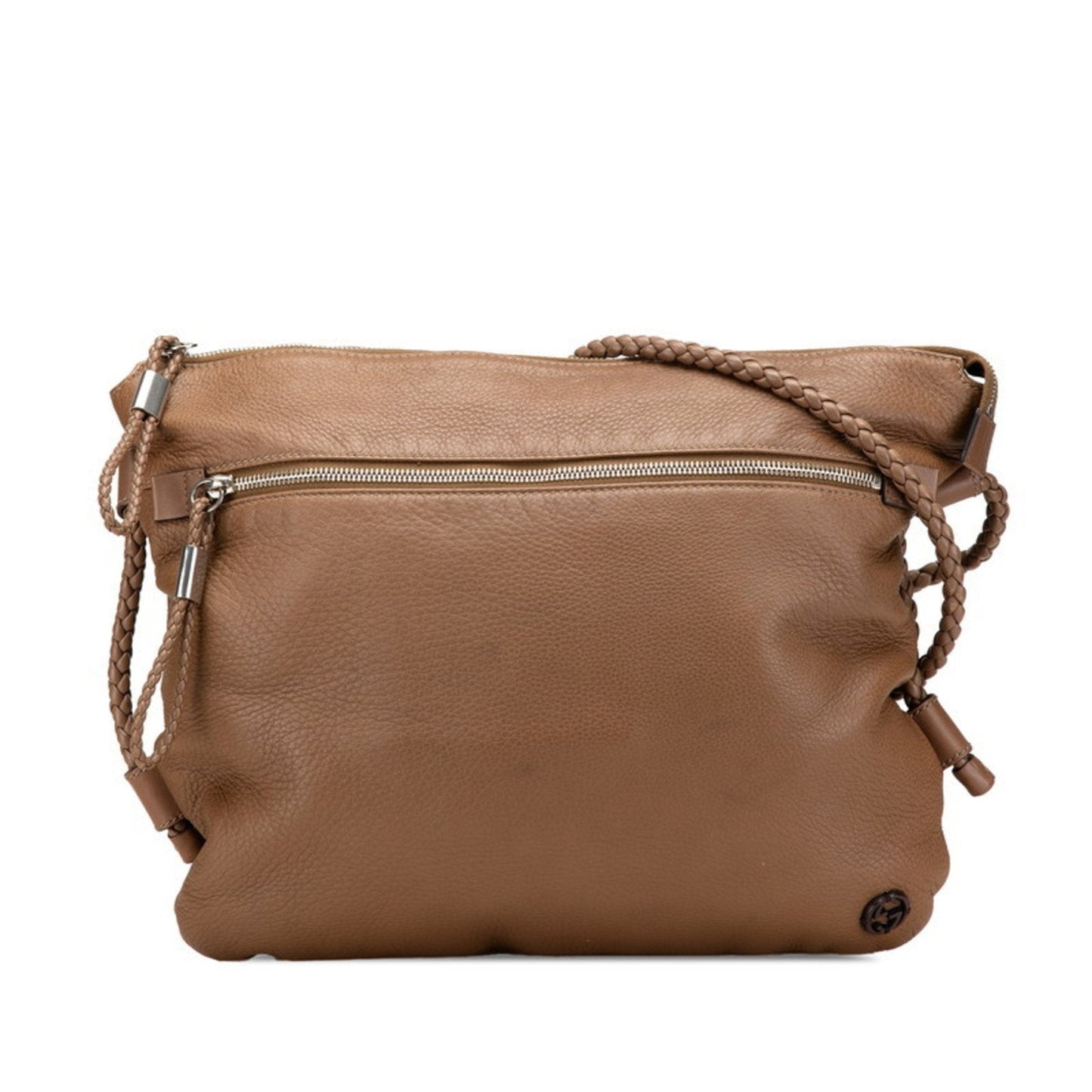 Gucci Brown Leather Shoulder Bag ( )