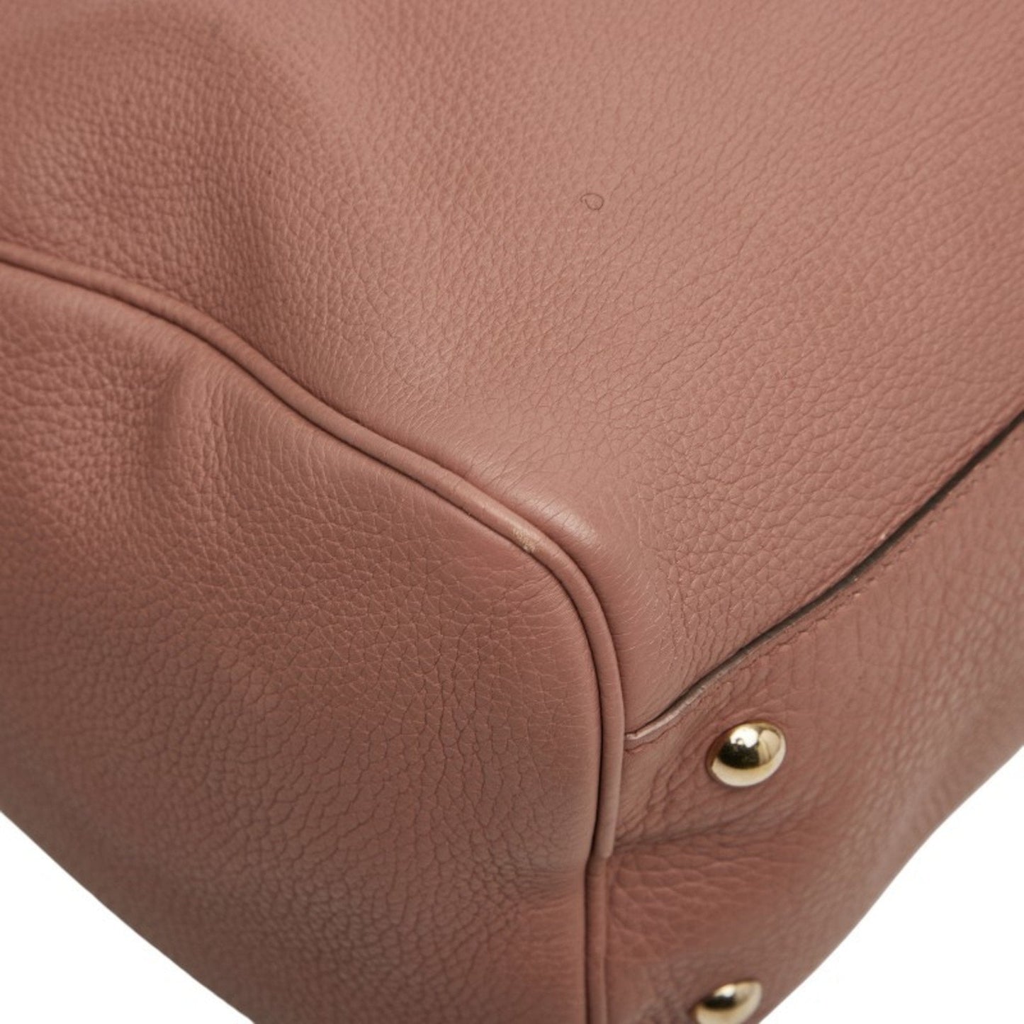 Gucci Pink Leather Handbag Shoulder Bag ( )