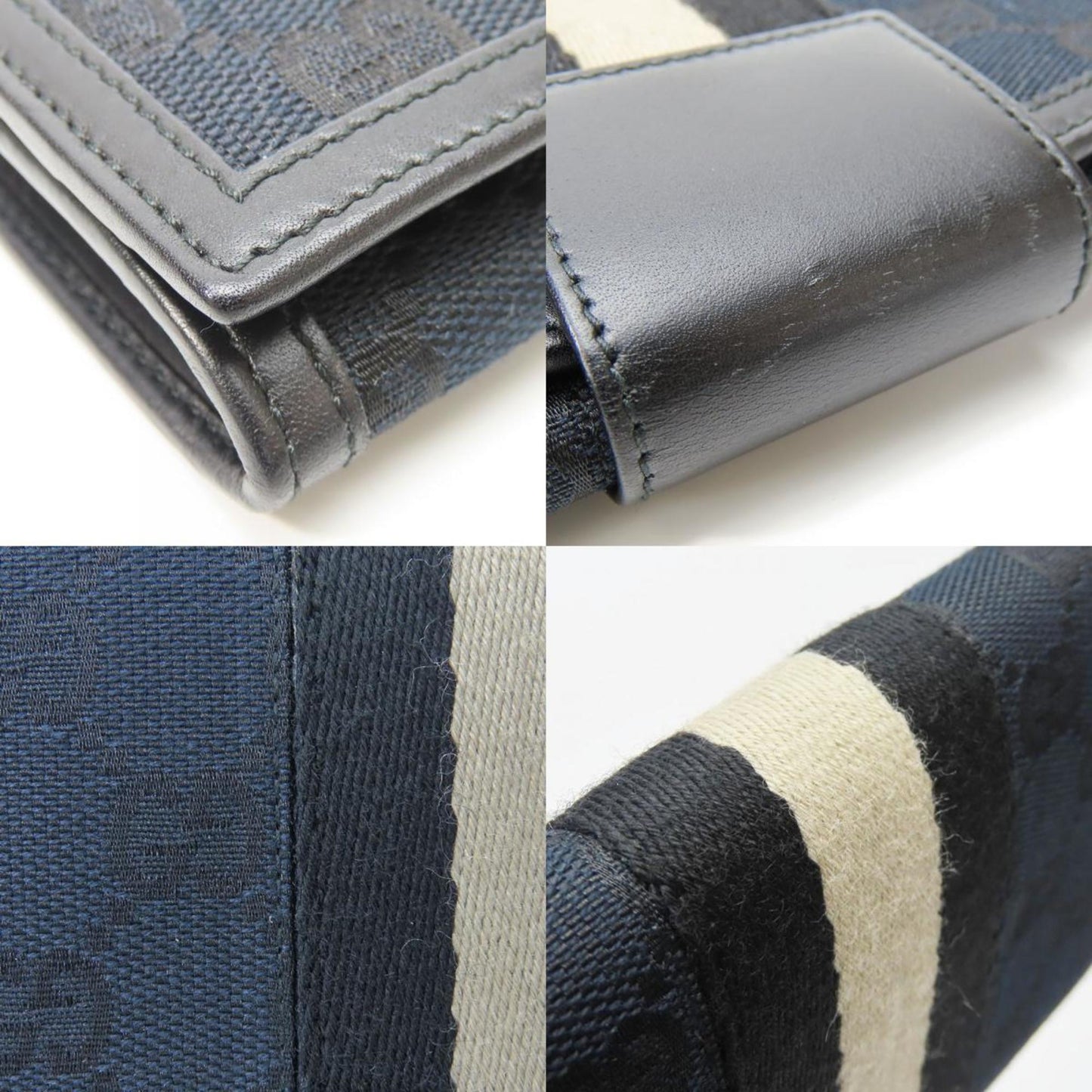 Gucci Black Gg Canvas Coin Purse/Coin Case ( )