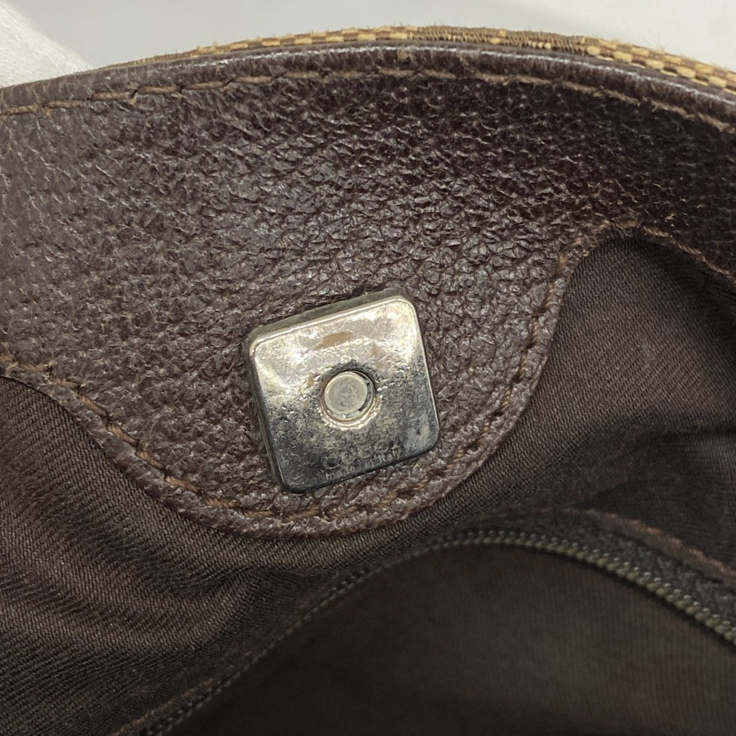 Gucci Brown Canvas Tote Bag ( )