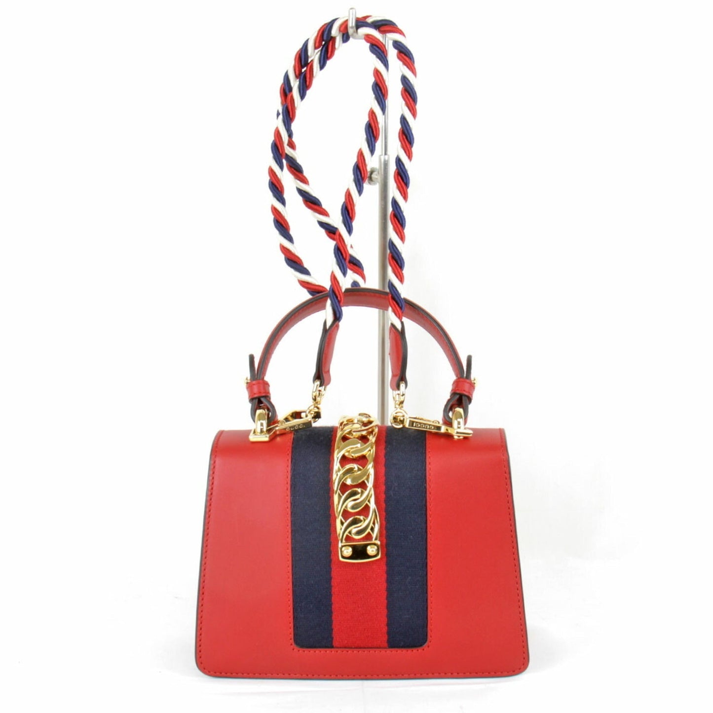 Gucci Red Color Leather Shoulder Bag ( )